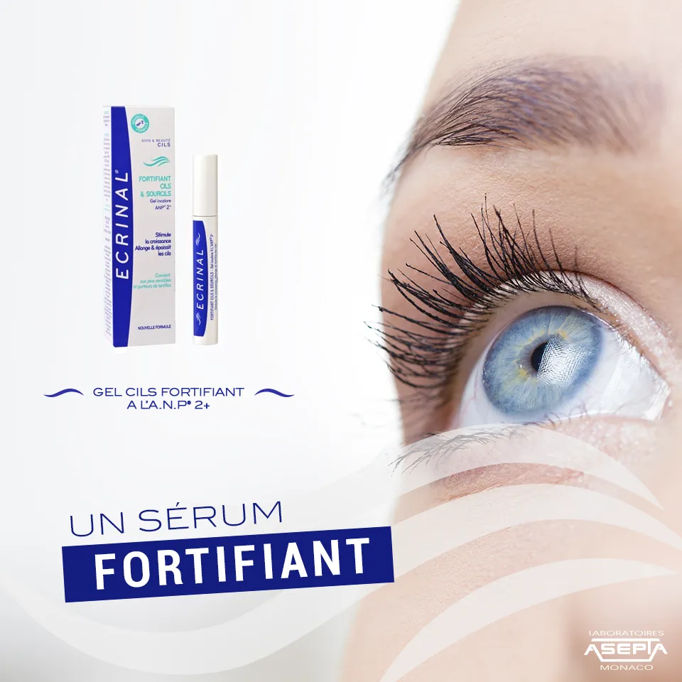 Ecrinal Gel Rinforzante ciglia e sopracciglia volume