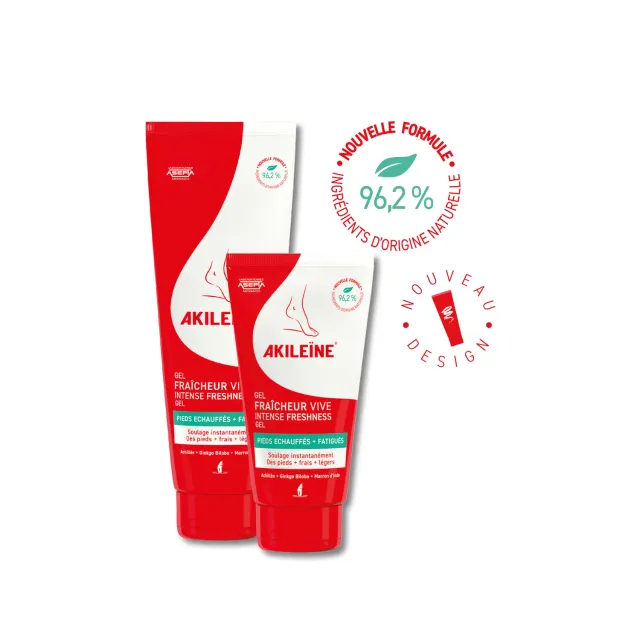 Akileïne Rosso Gel Freschezza Viva Gambe Piedi