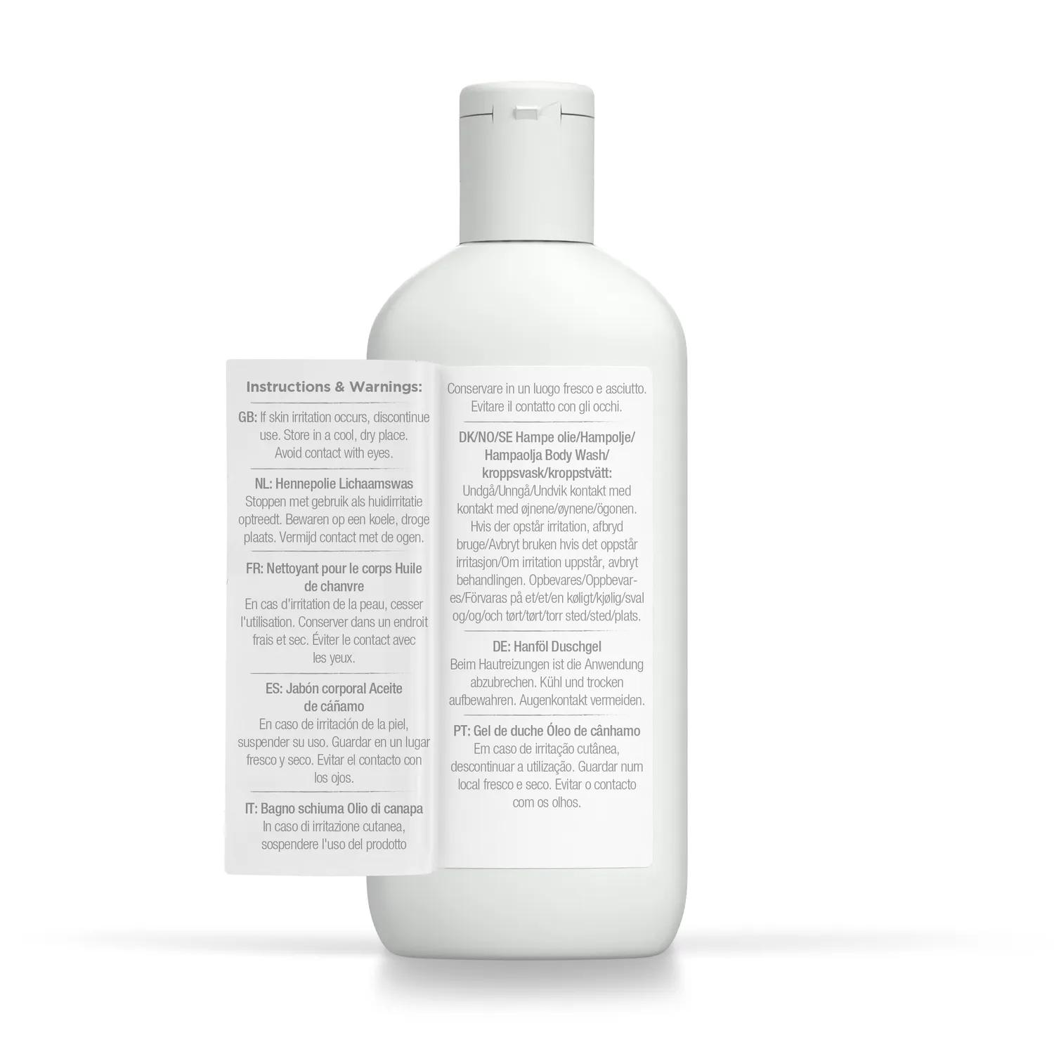 Dr Organic Hemp Rescue bagnodoccia olio canapa 250ml rivitalizzante