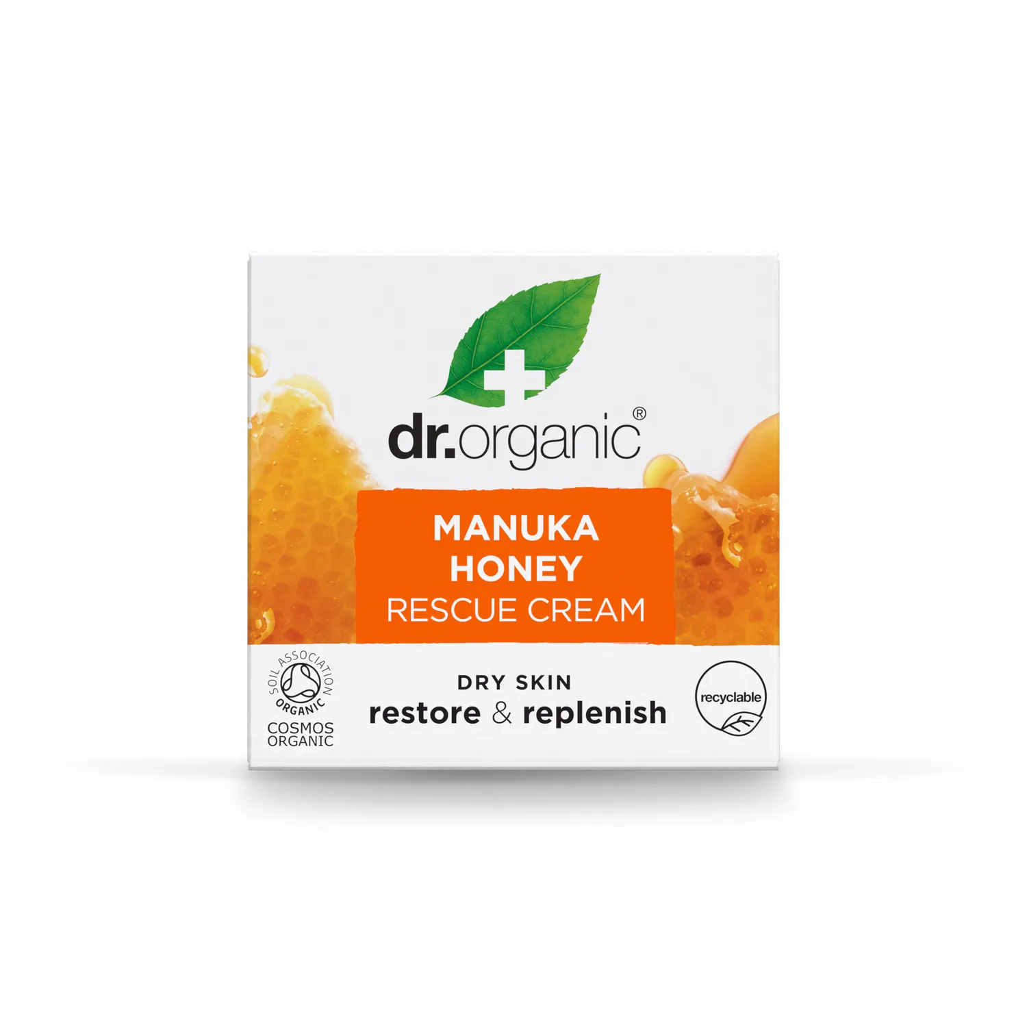 Dr Organic Manuka Honey Rescue Cream crema viso 50ml nutriente