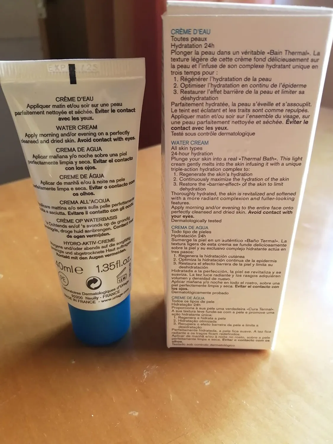 Uriage Eau Thermale Crema Viso Idratante Acido Ialuronico
