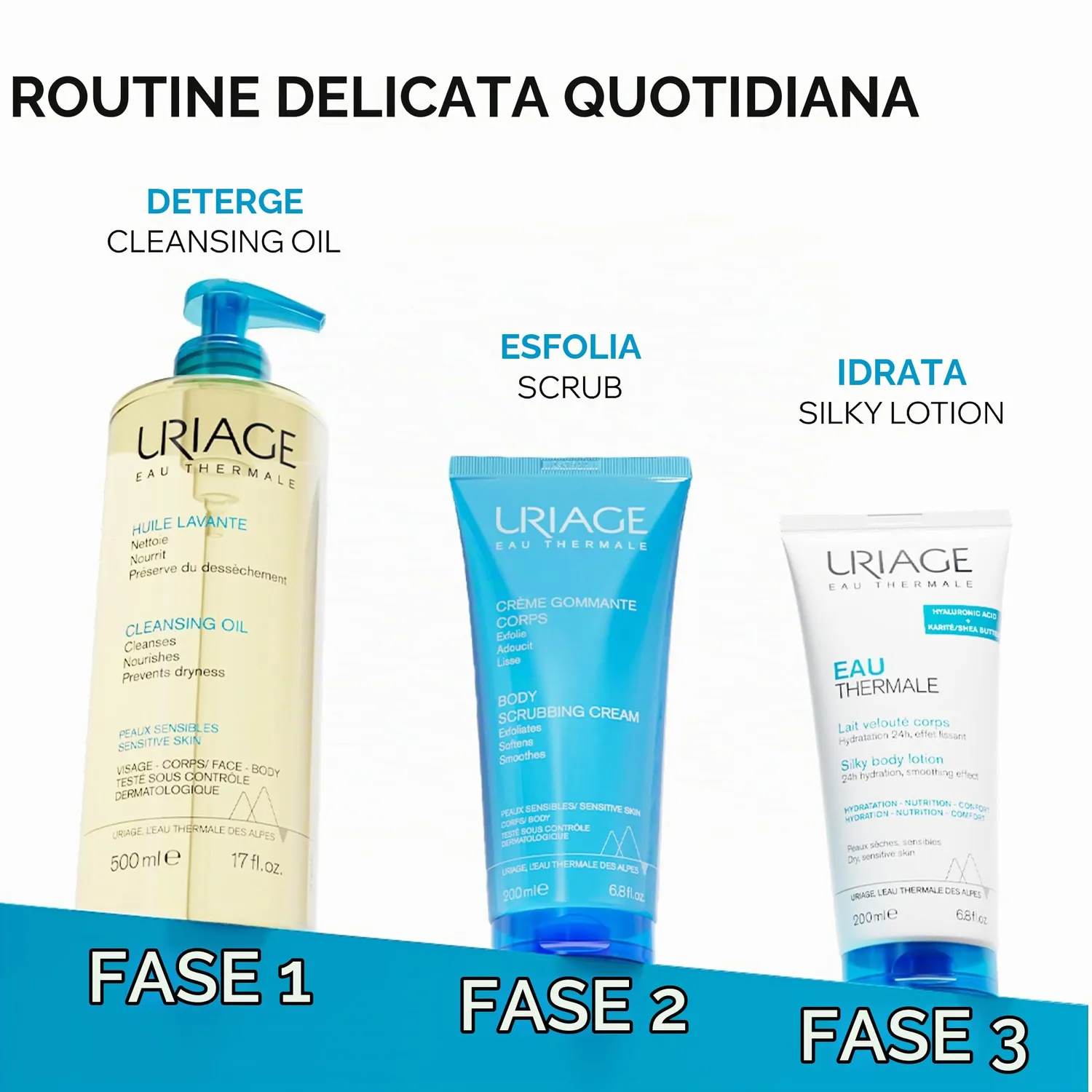 Uriage Kératosane crema esfoliante corpo 200ml delicata