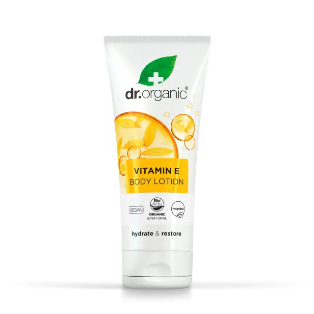 Dr Organic Vitamin E crema corpo 200ml pelle secca