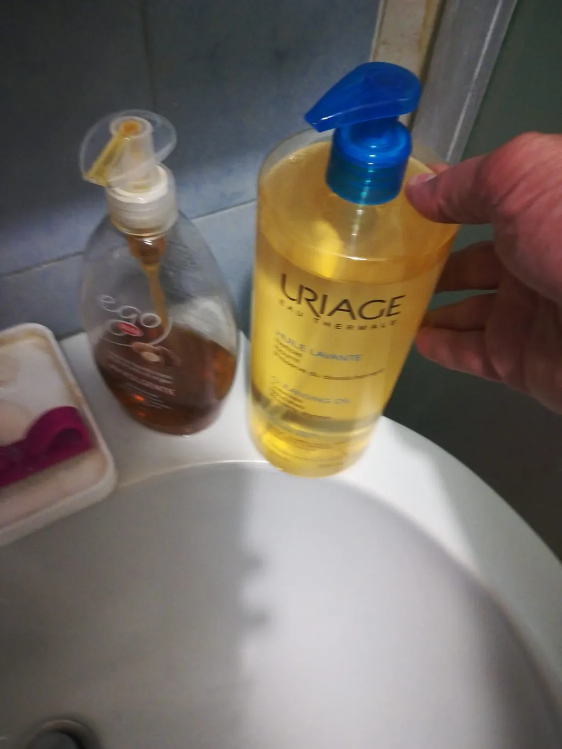 Uriage Eau Thermale Olio Doccia 1 L viso e corpo secco