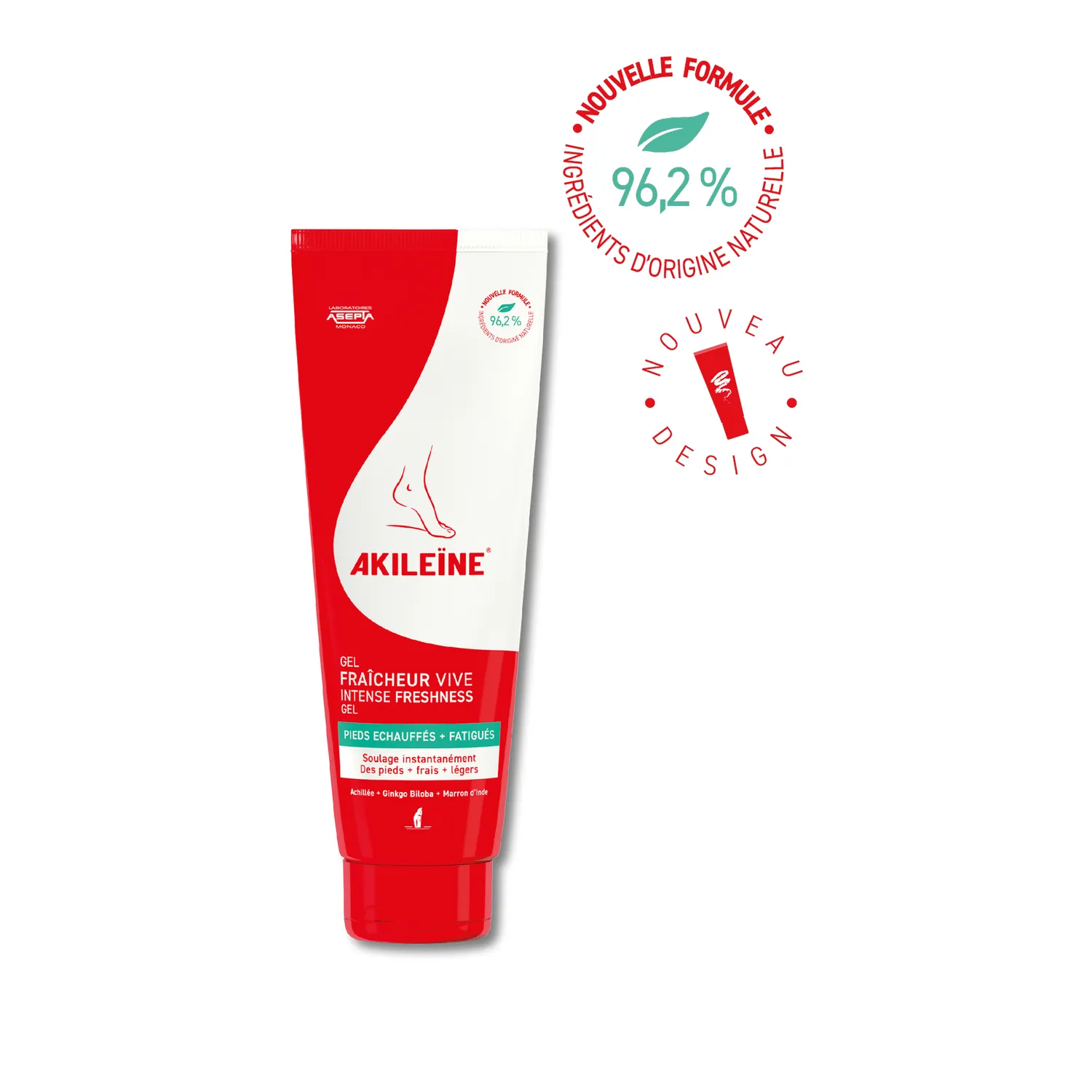 Akileïne Rosso Gel Freschezza Viva Gambe Piedi