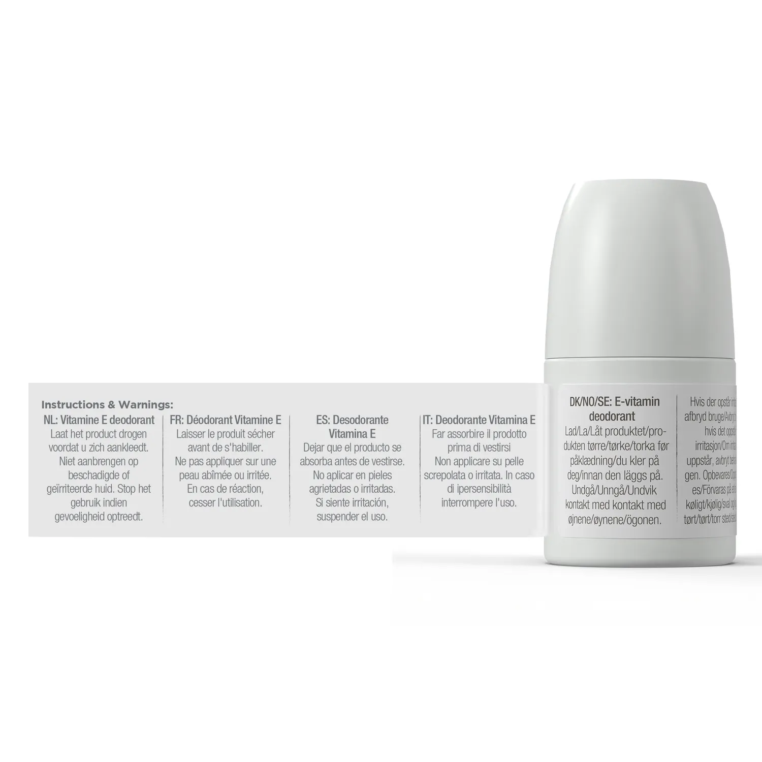 Dr Organic Vitamin E deodorante roll-on 50ml agrumato