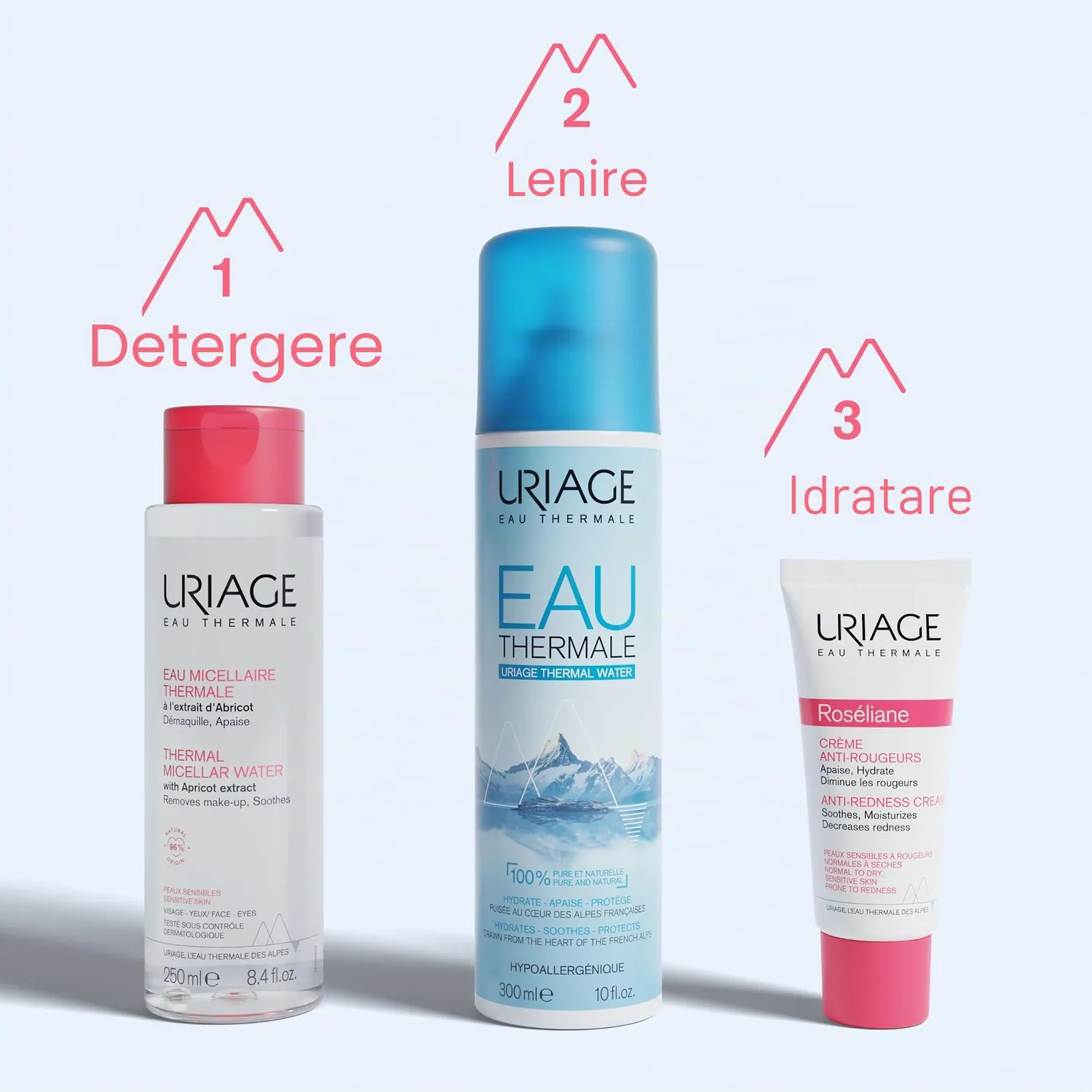 Uriage Eau Thermale Eau Micellaire acqua micellare 250ml delicata