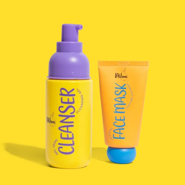 LavKids Teen Clay Duo kit viso teen argilla purificante