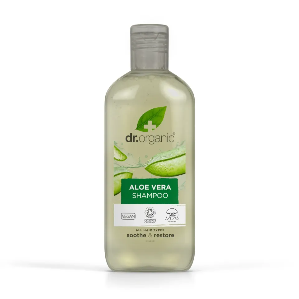 Dr Organic Aloe Vera Shampoo 265ml Capelli Danneggiati