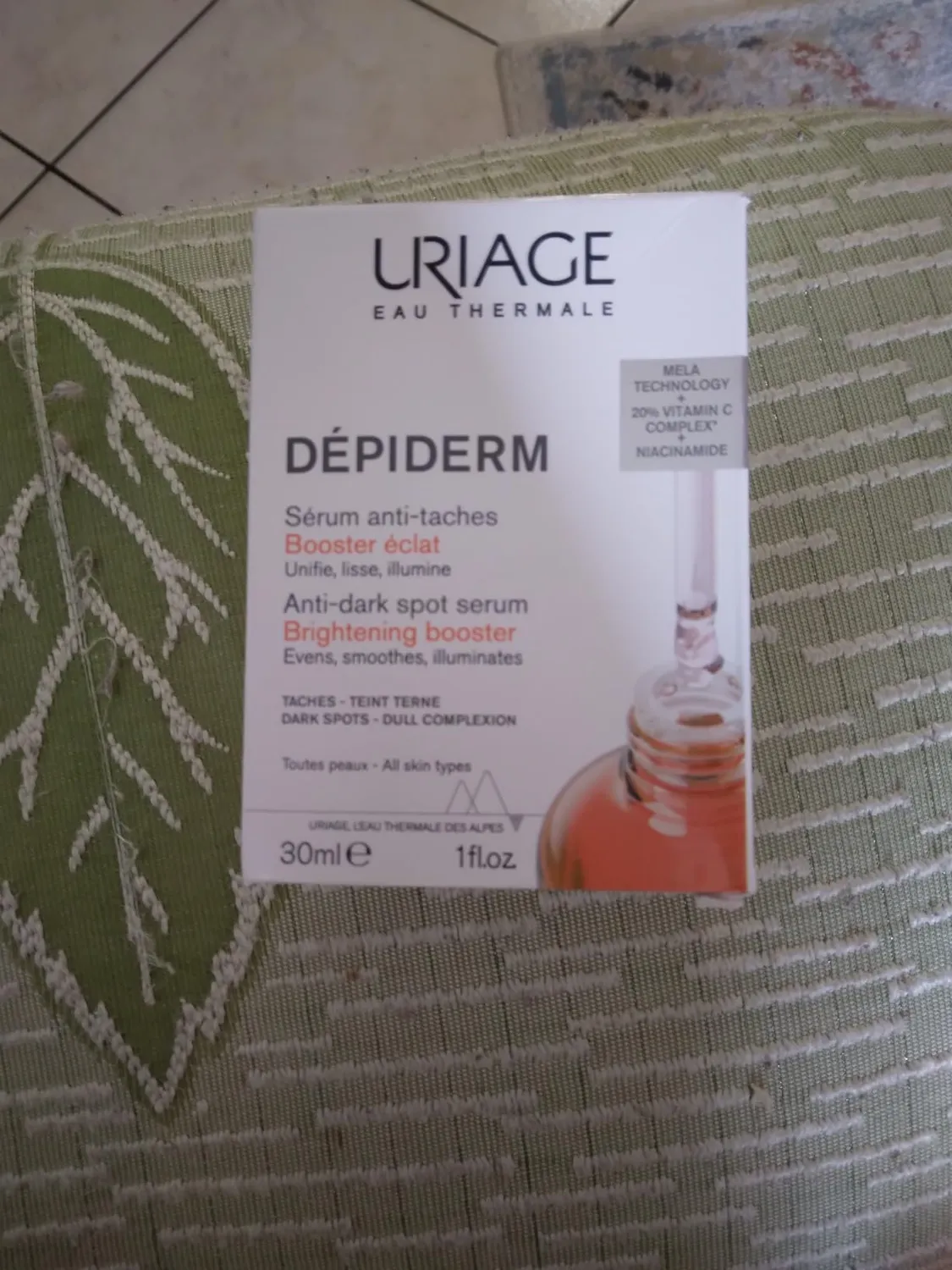 Uriage Dépiderm Siero Intensivo Antimacchie 30ml vit C