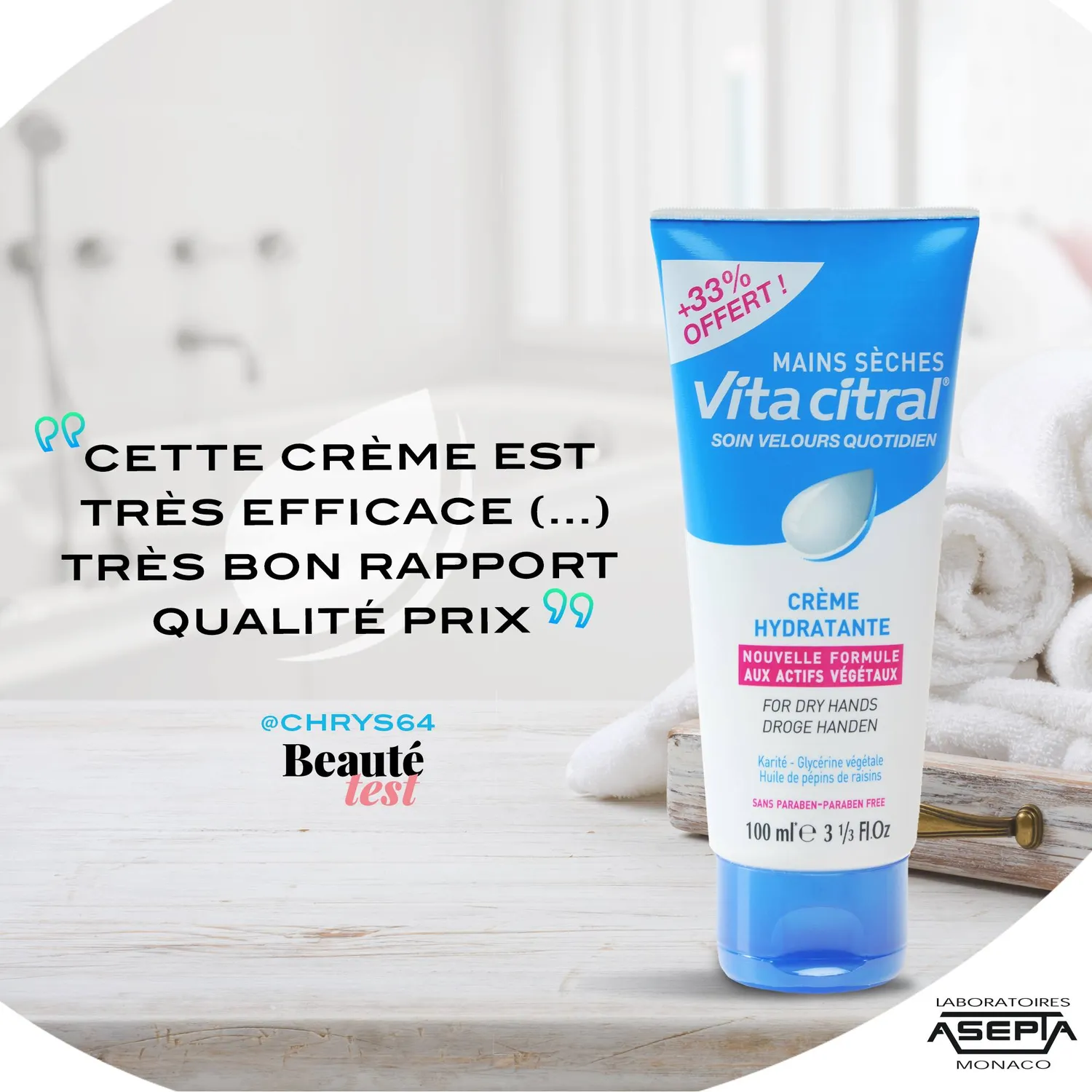 Vita Citral trattamento idratante vellutato mani