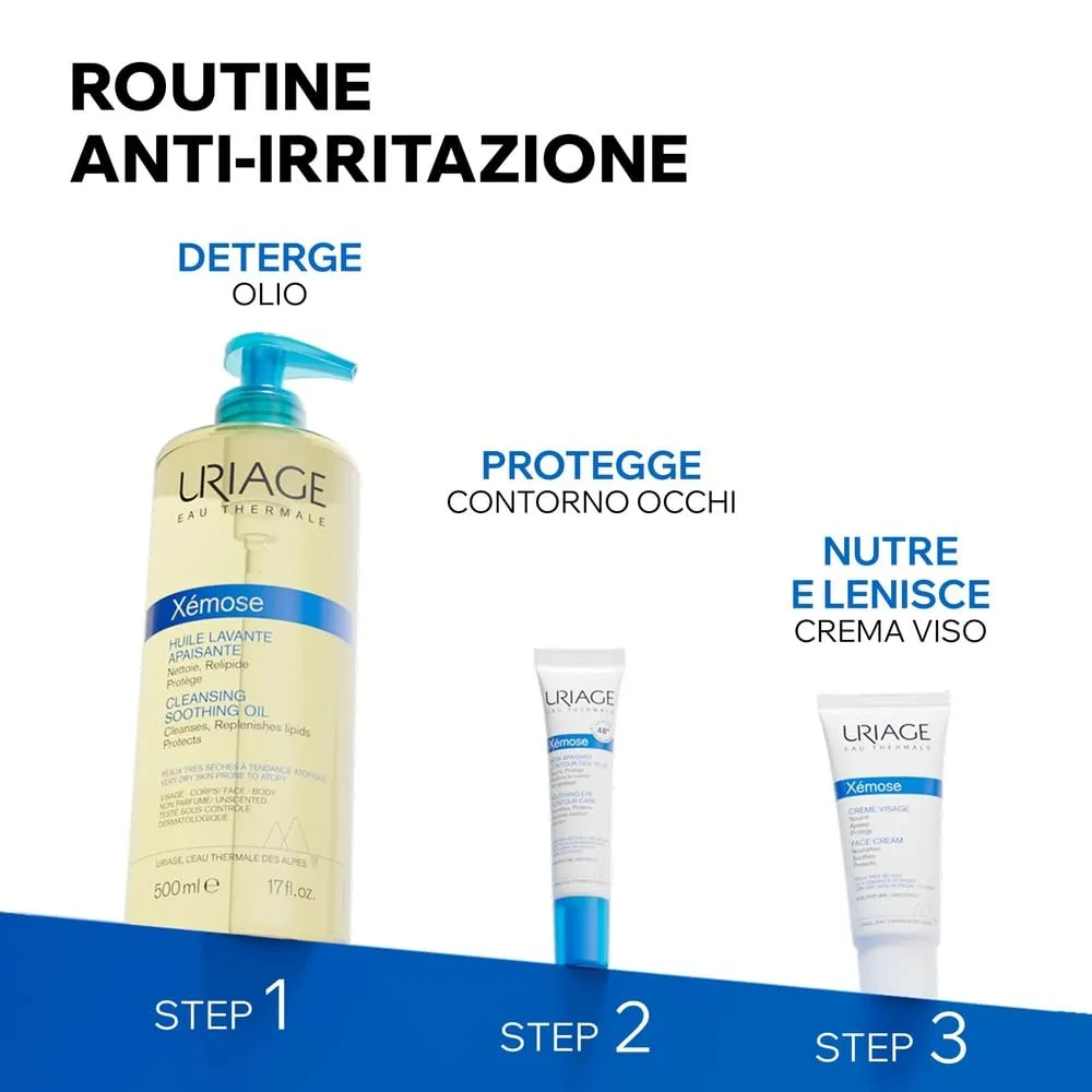 Uriage Xémose crema viso 40ml secca atopica karité