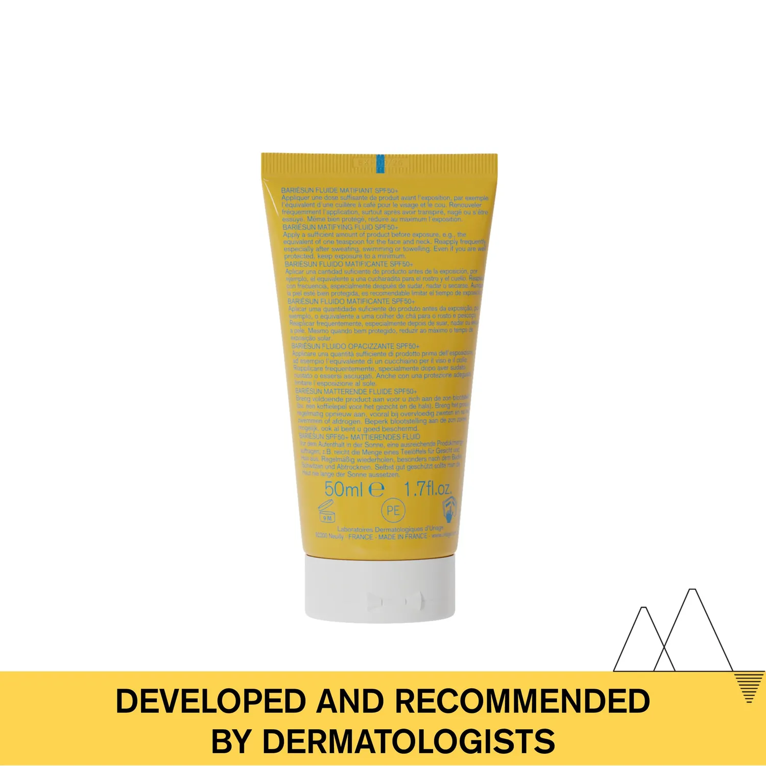 Uriage Bariésun Fluido Opaco Solare SPF50+ 50 ml Sebo