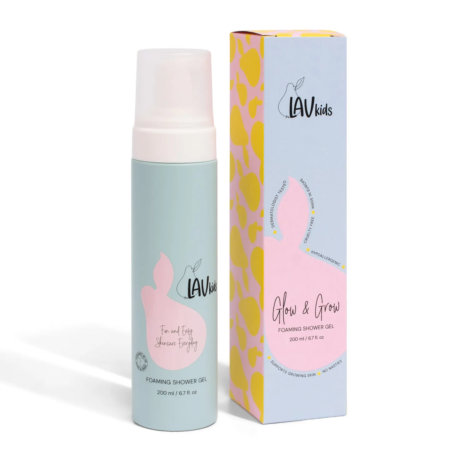 LavKids Gel Doccia Schiuma Pera e Camomilla