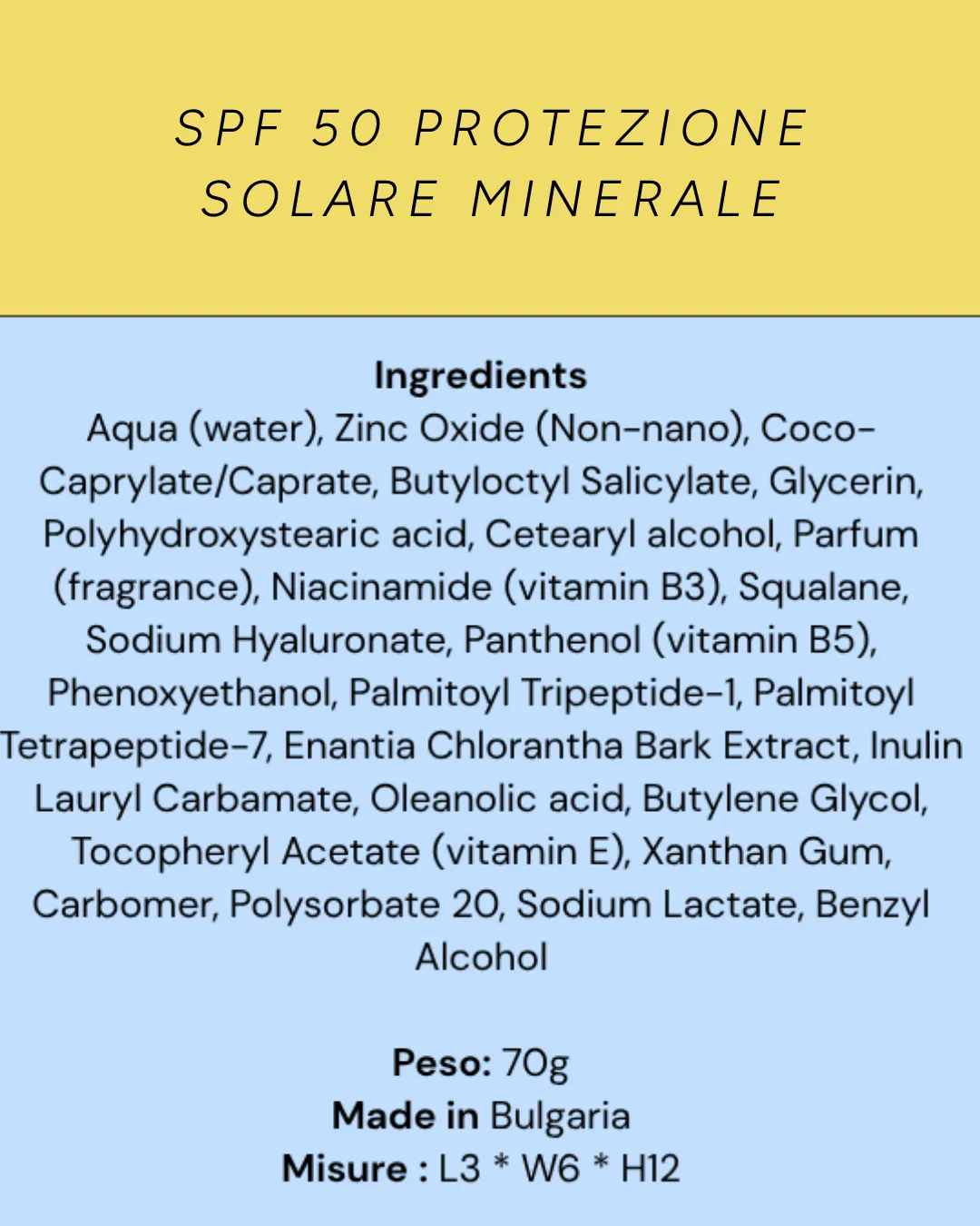 LavKids Solare Viso crema solare SPF50 minerale