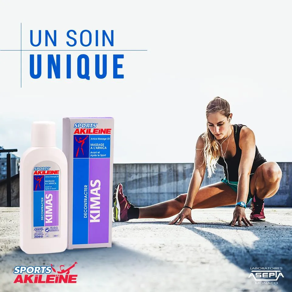 Les Laboratoires Asepta Akileïne Sport Kimas trattamento sport