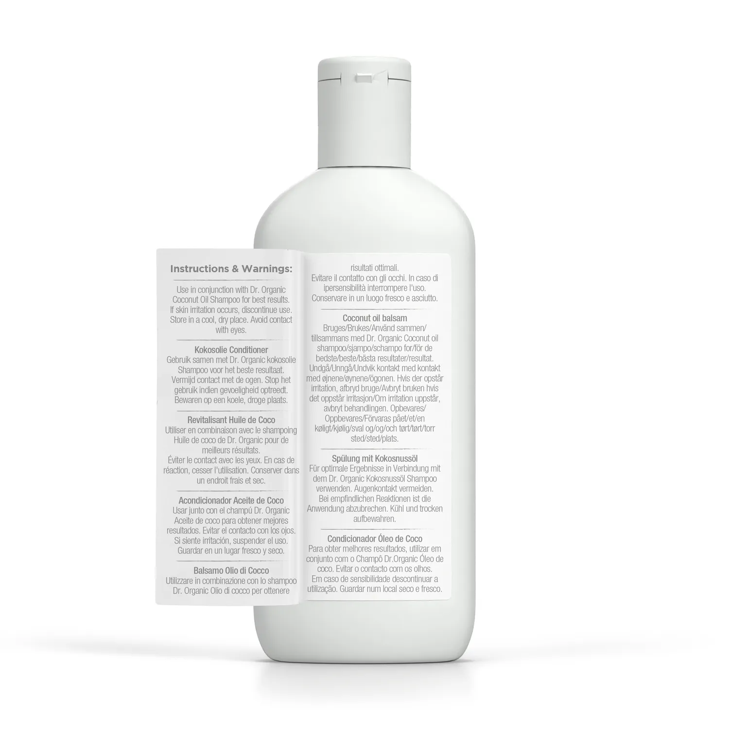 Dr Organic Coconut balsamo capelli 265ml olio cocco
