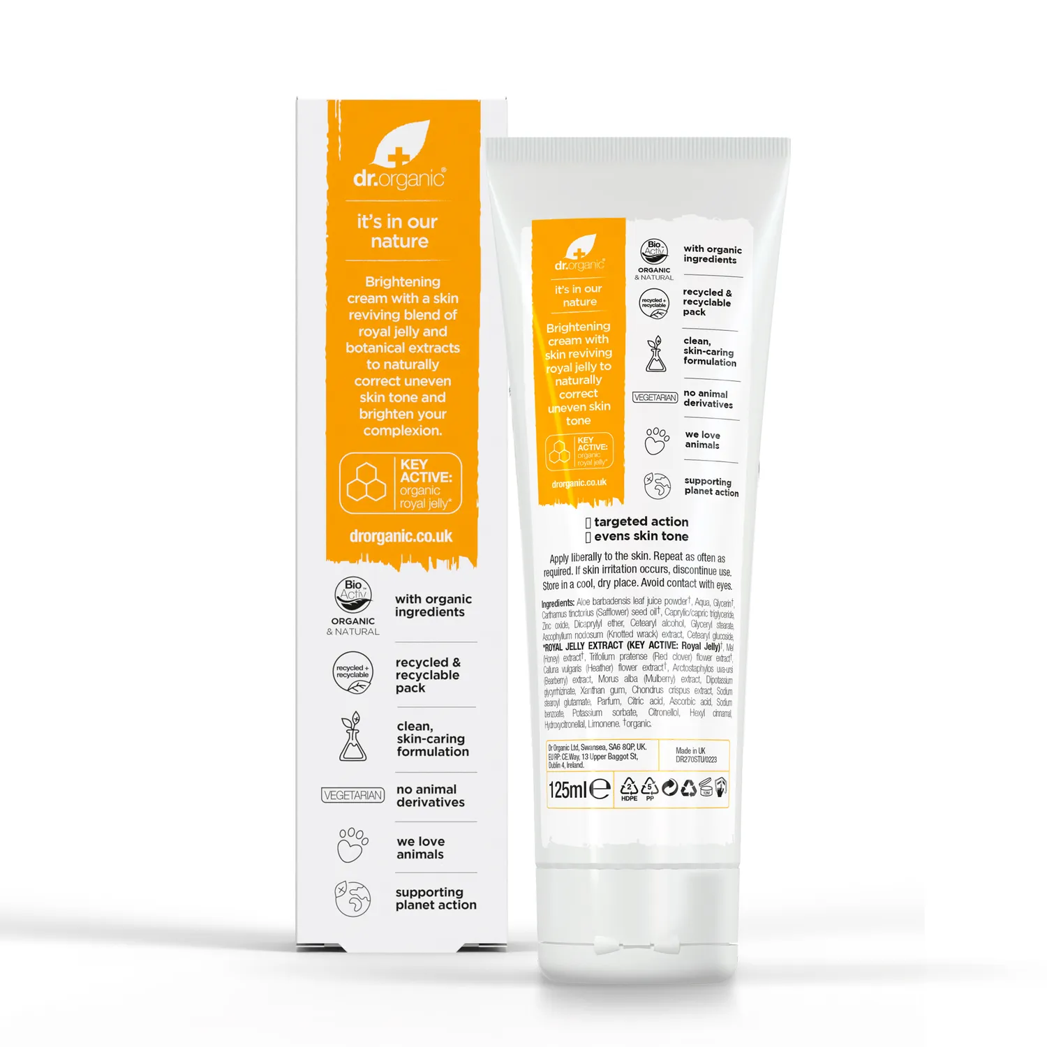 Dr Organic Skin Expert Crema viso 125ml illuminante