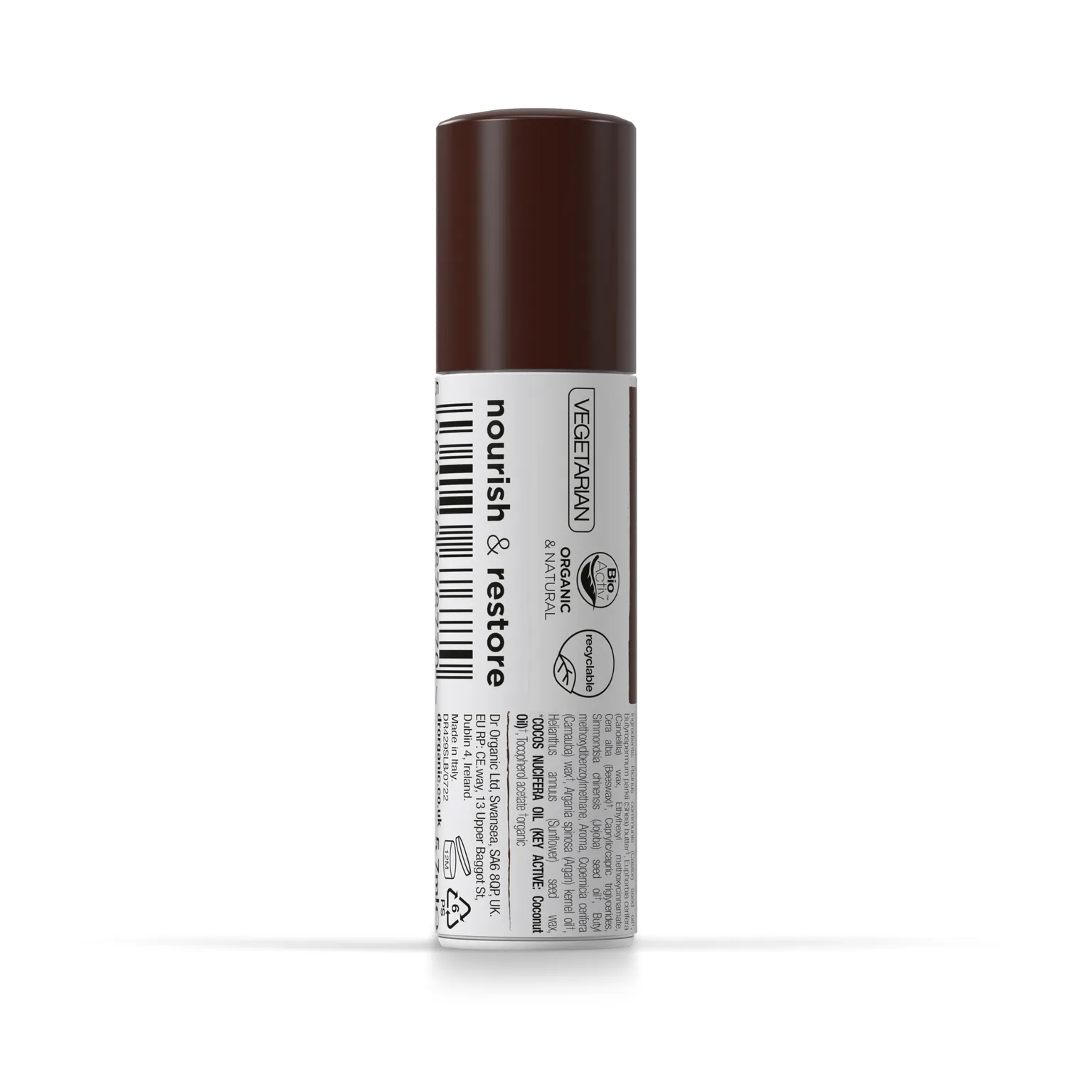 Dr Organic Coconut Balsamo Labbra 5,7ml SPF15 Cocco