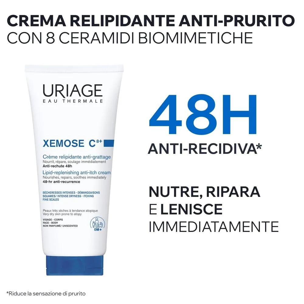 Uriage Xémose crema corpo 200ml pelle atopica karité