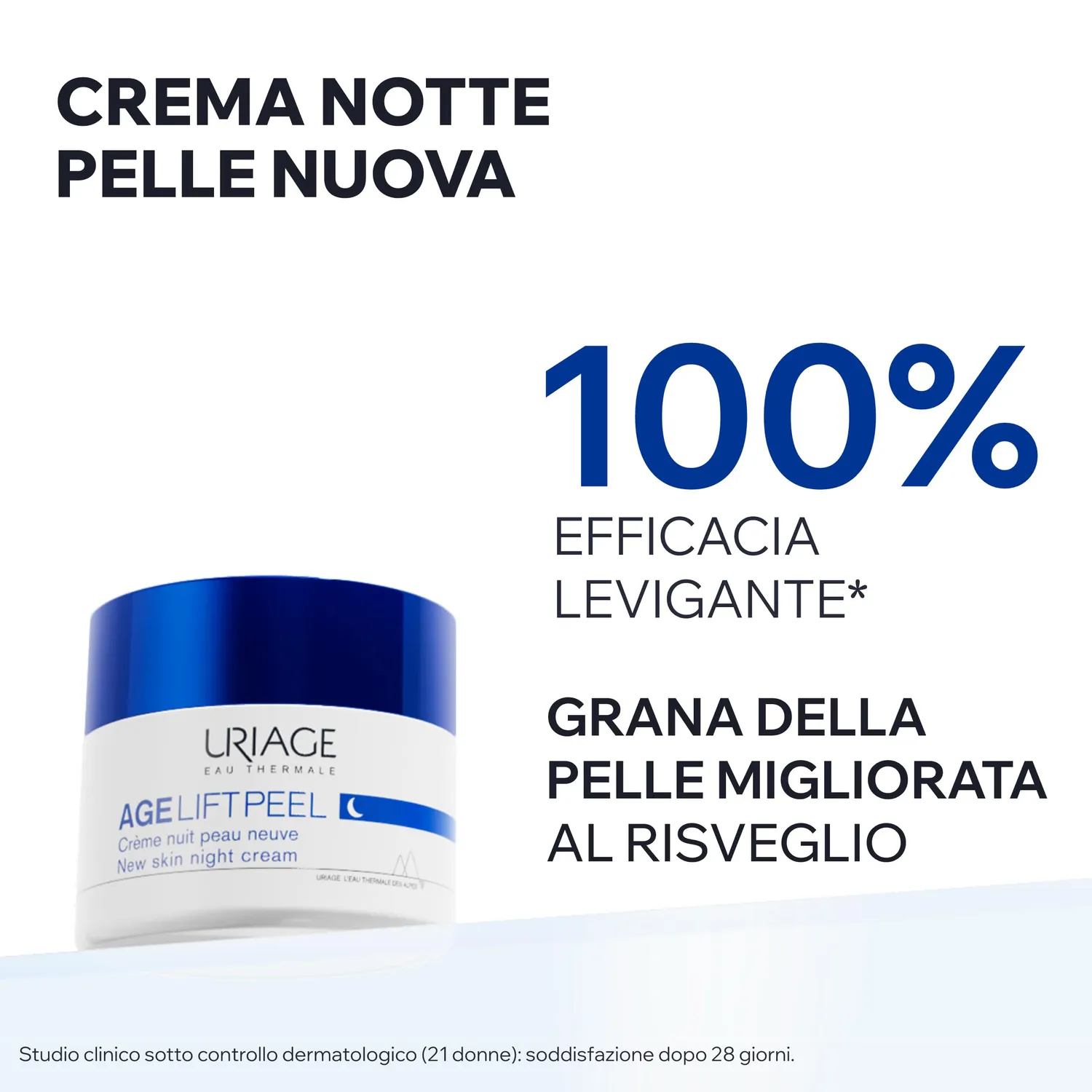 Uriage Age Lift Peel Crema Notte Viso 50ml Rimpolpante