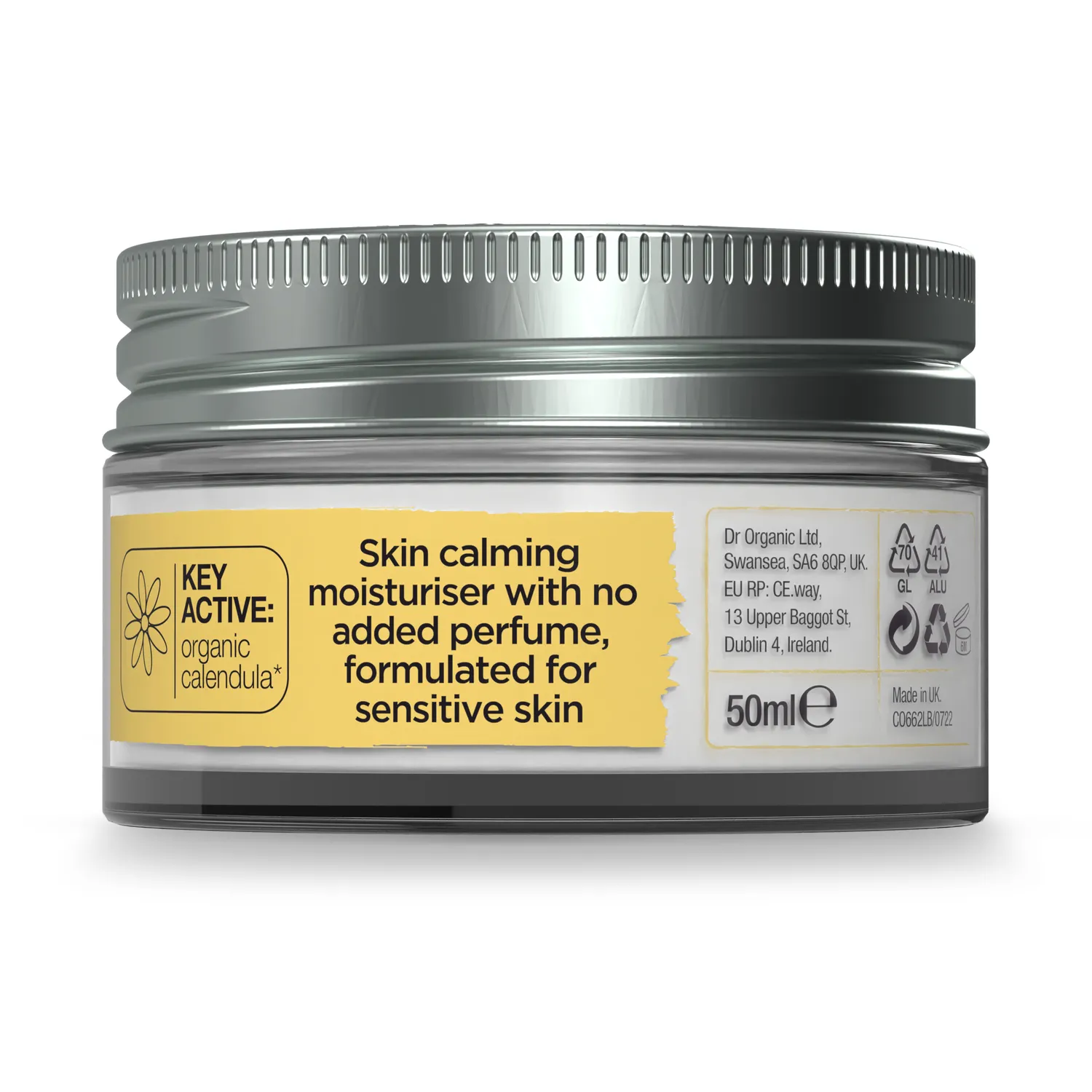 Dr Organic Calendula Cream crema viso 50ml senza profumo