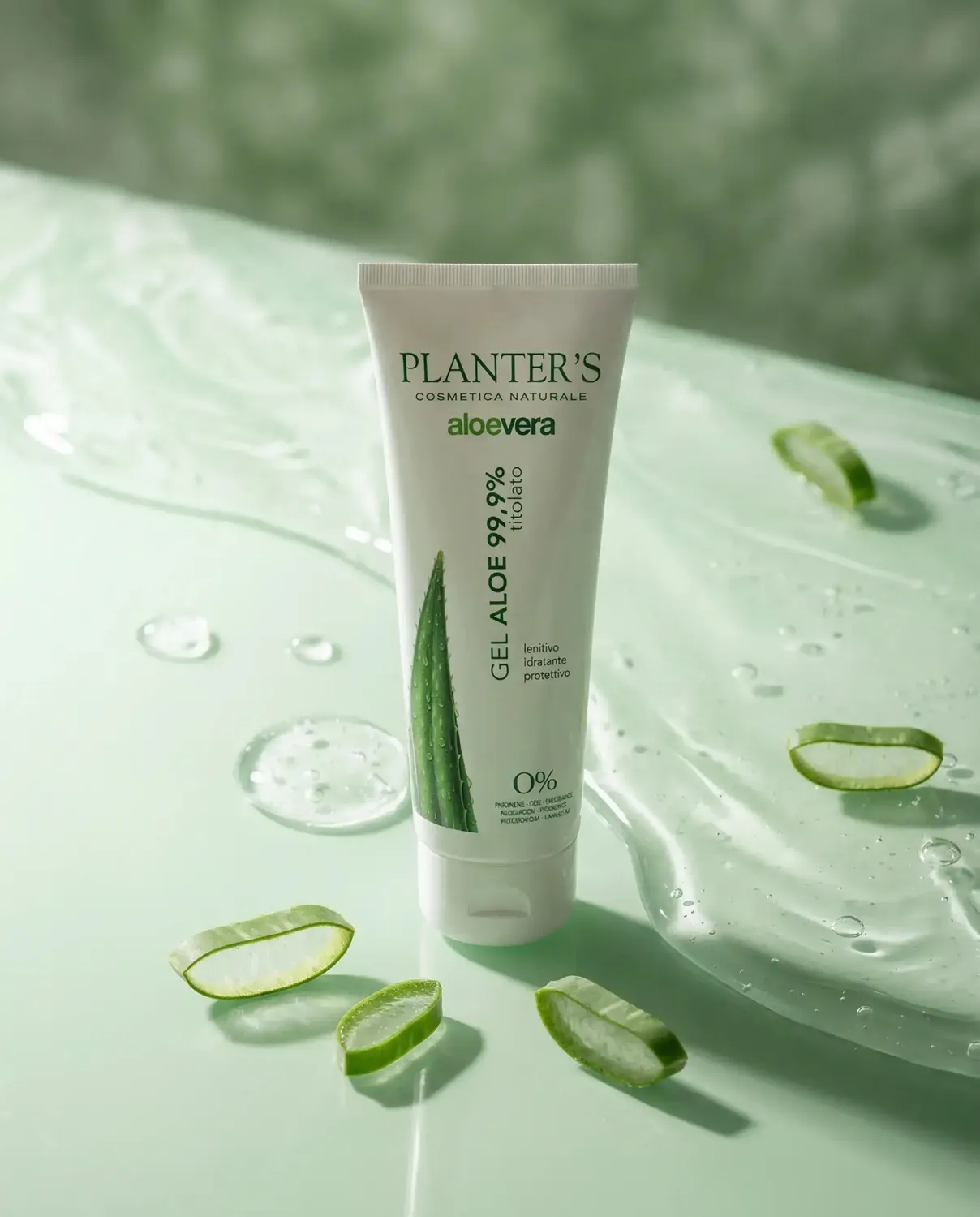 Planter's Aloe Gel Aloe 99,9% Titolato viso corpo lenitivo