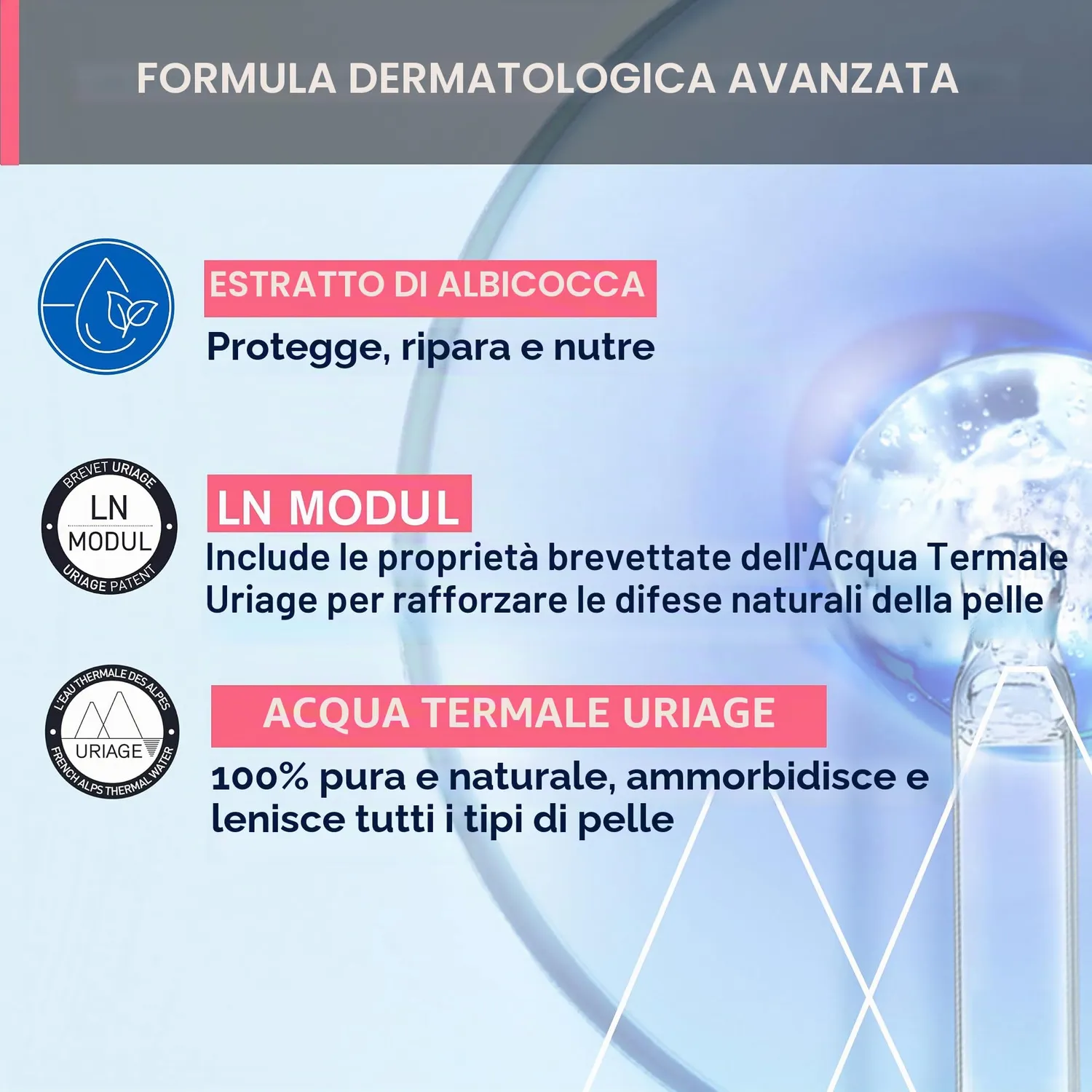 Uriage Eau Thermale Eau Micellaire acqua micellare 250ml delicata