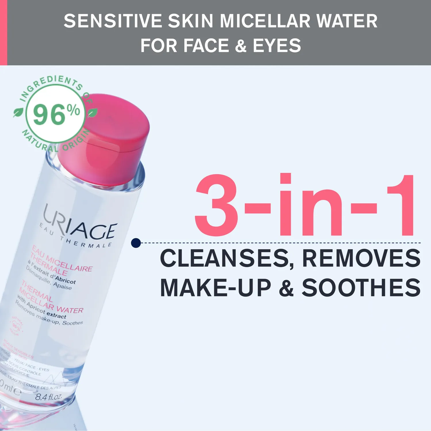 Uriage Eau Thermale Eau Micellaire acqua micellare 250ml delicata