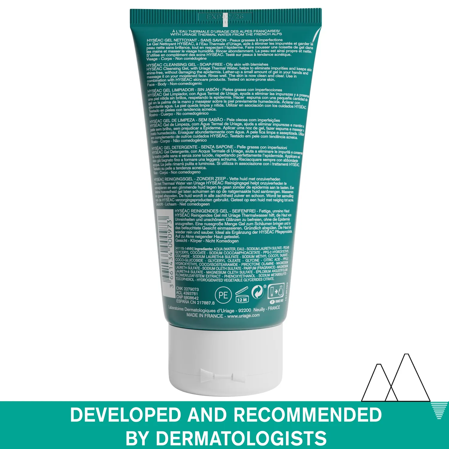 Uriage Hyséac Gel Detergente Viso 150ml Pelle Grassa
