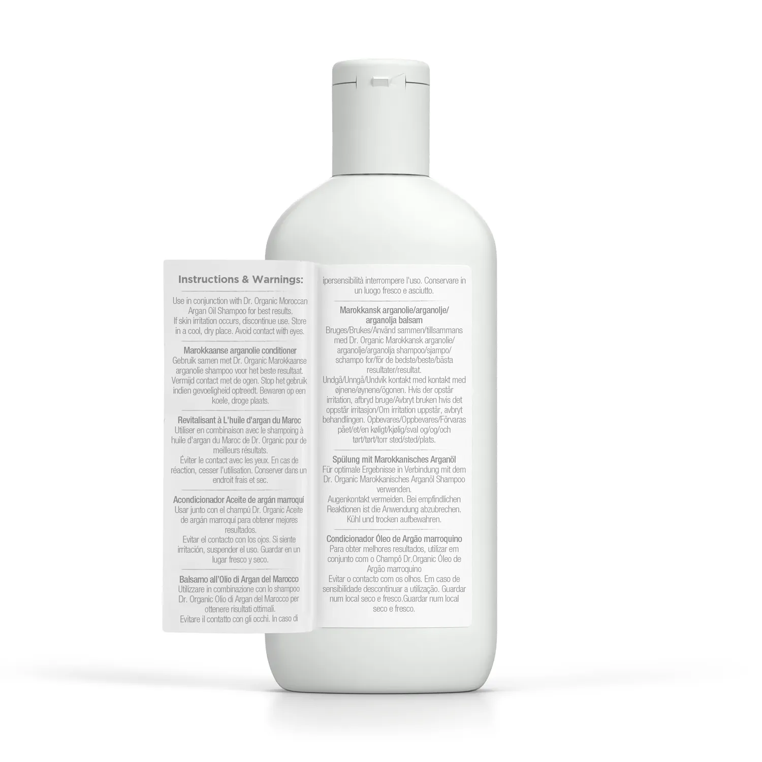 Dr Organic Moroccan Argan Oil balsamo capelli 265ml secchi