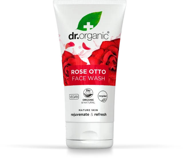Dr Organic Rose Otto Detergente Viso 150ml Tonificante