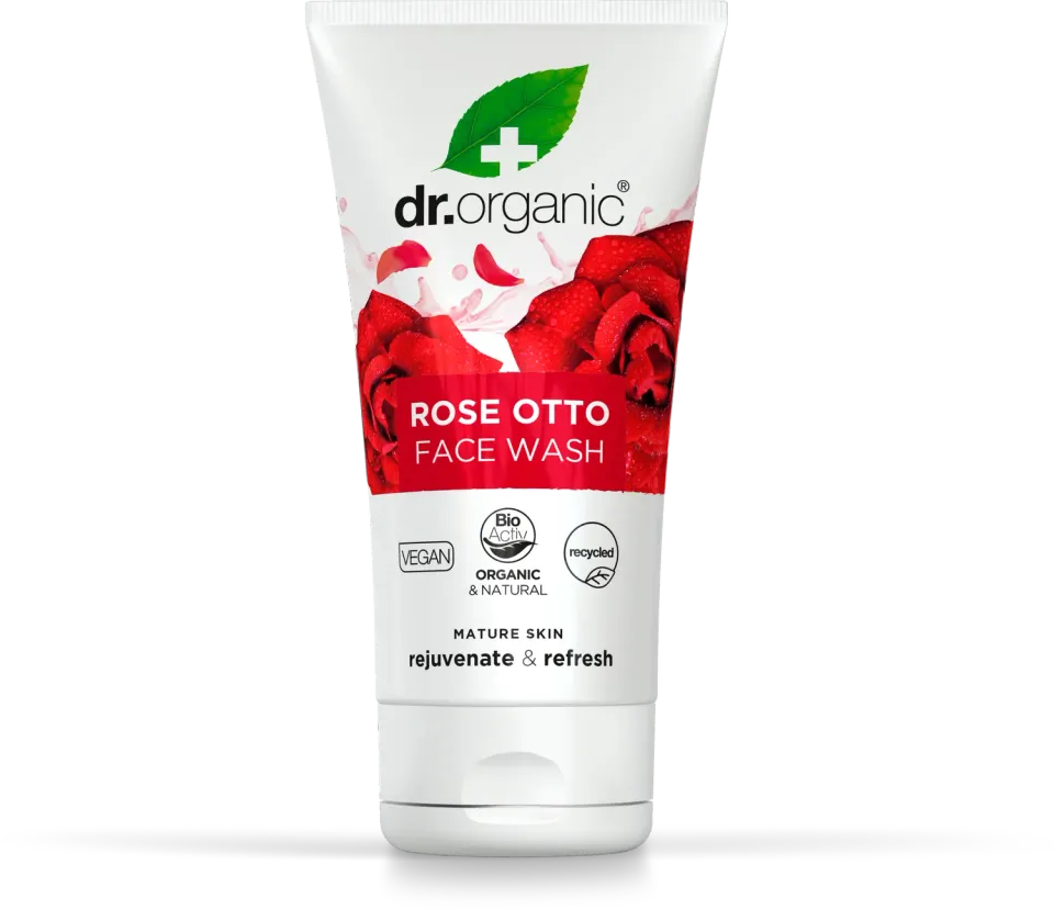 Dr Organic Rose Otto Detergente Viso 150ml Tonificante