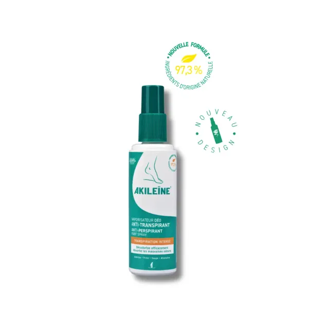 Akileïne Verde Deo Vaporizzatore Spray Piedi Freschi