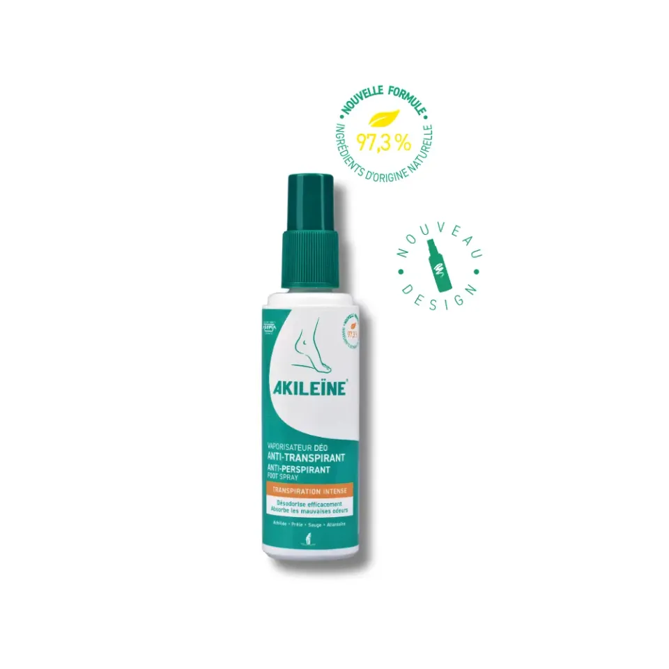 Akileïne Verde Deo Vaporizzatore Spray Piedi Freschi