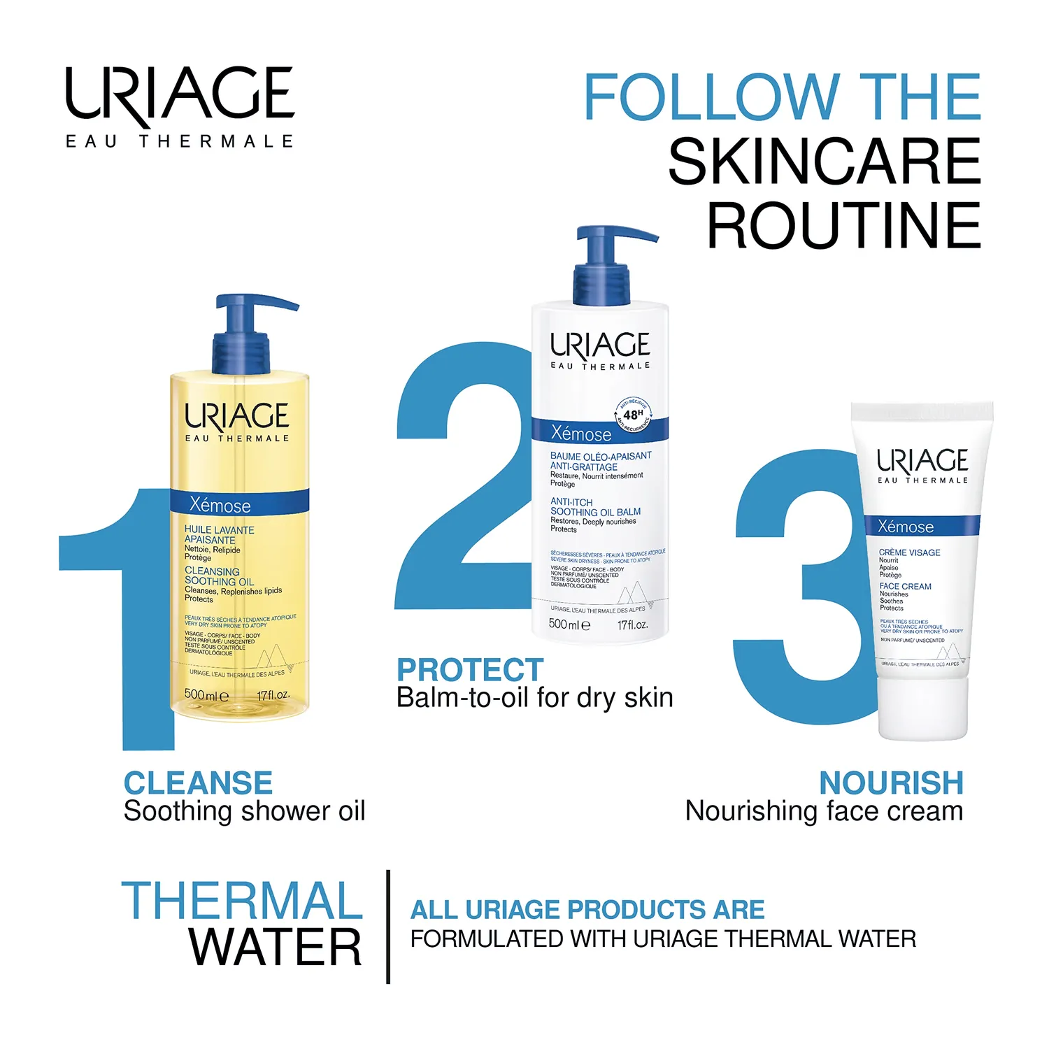 Uriage Xemose C8+ Balsamo Corpo Anti-Prurito Senza Profumo