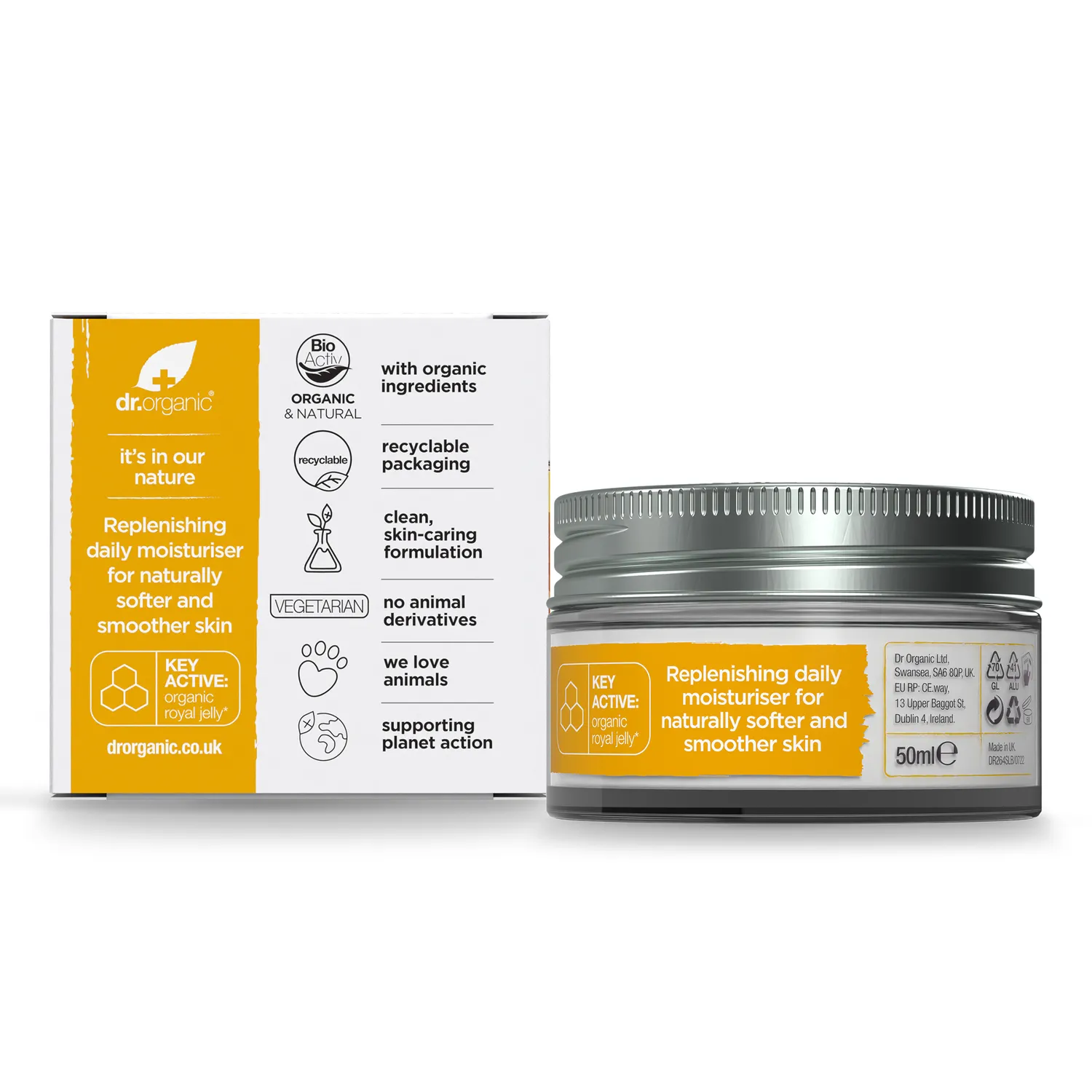 Dr Organic Skin Expert crema giorno viso 50ml pappa reale