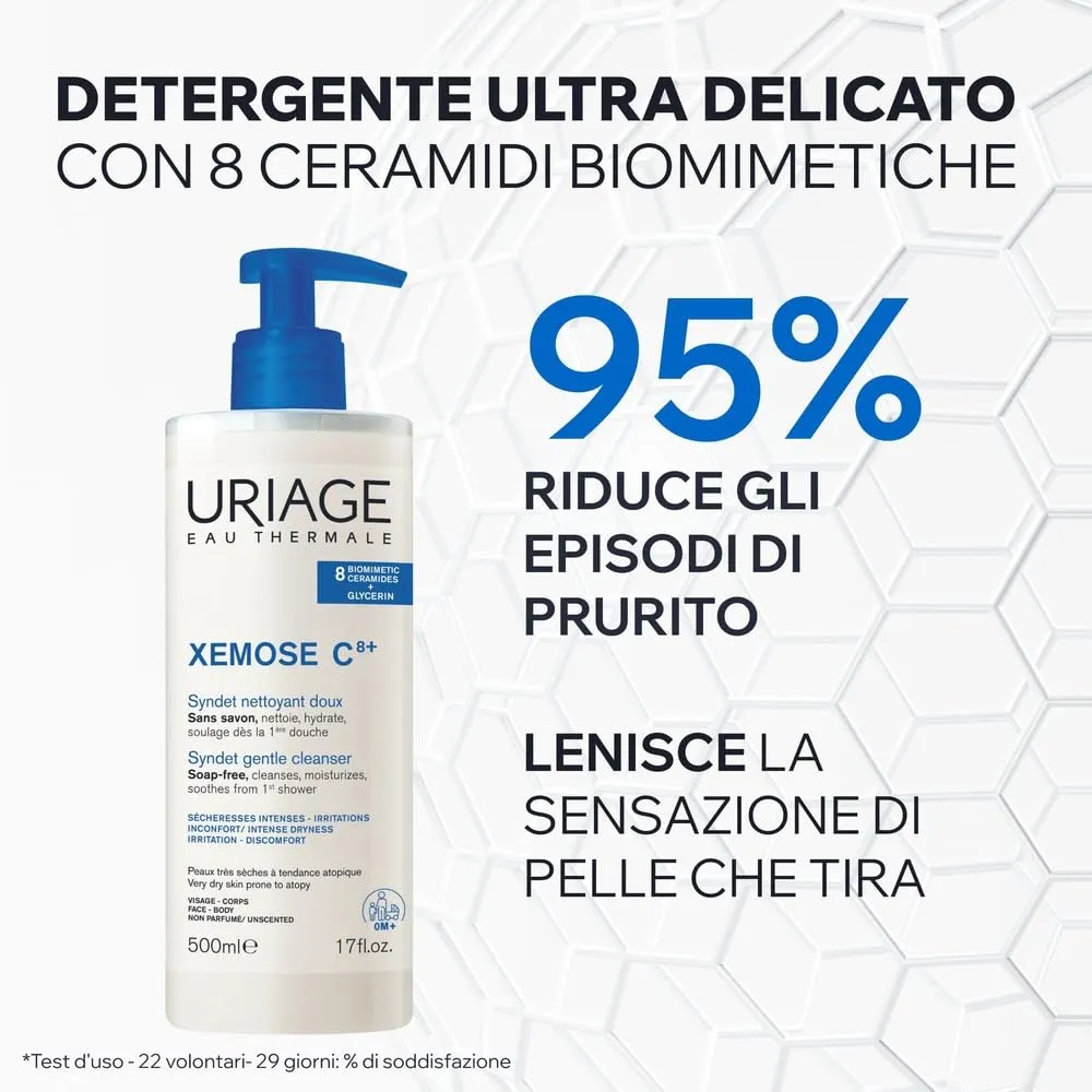 Uriage Xemose detergente viso e corpo pelli atopiche