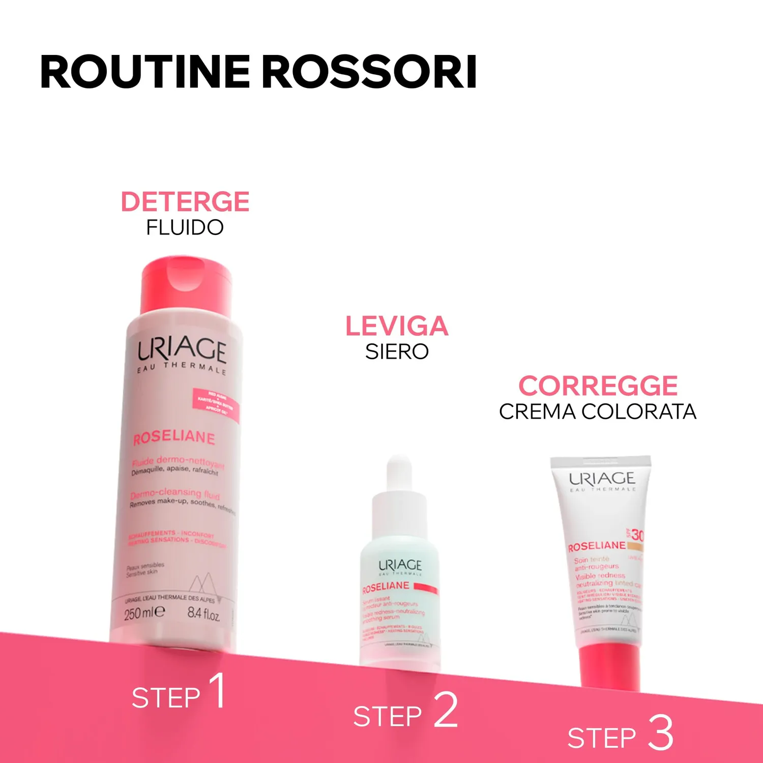 Uriage Roséliane CC Cream SPF30 Mandorla Antirossore