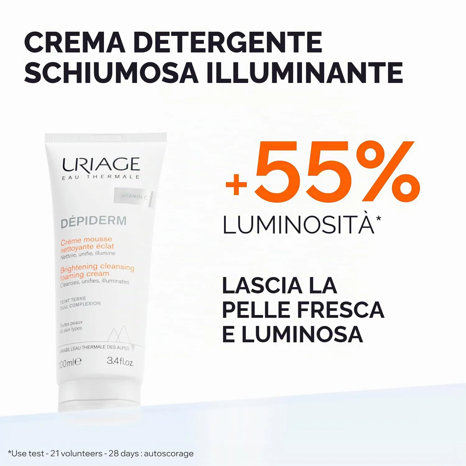 Uriage Dépiderm Crema Schiuma Detergente 100ml C vit