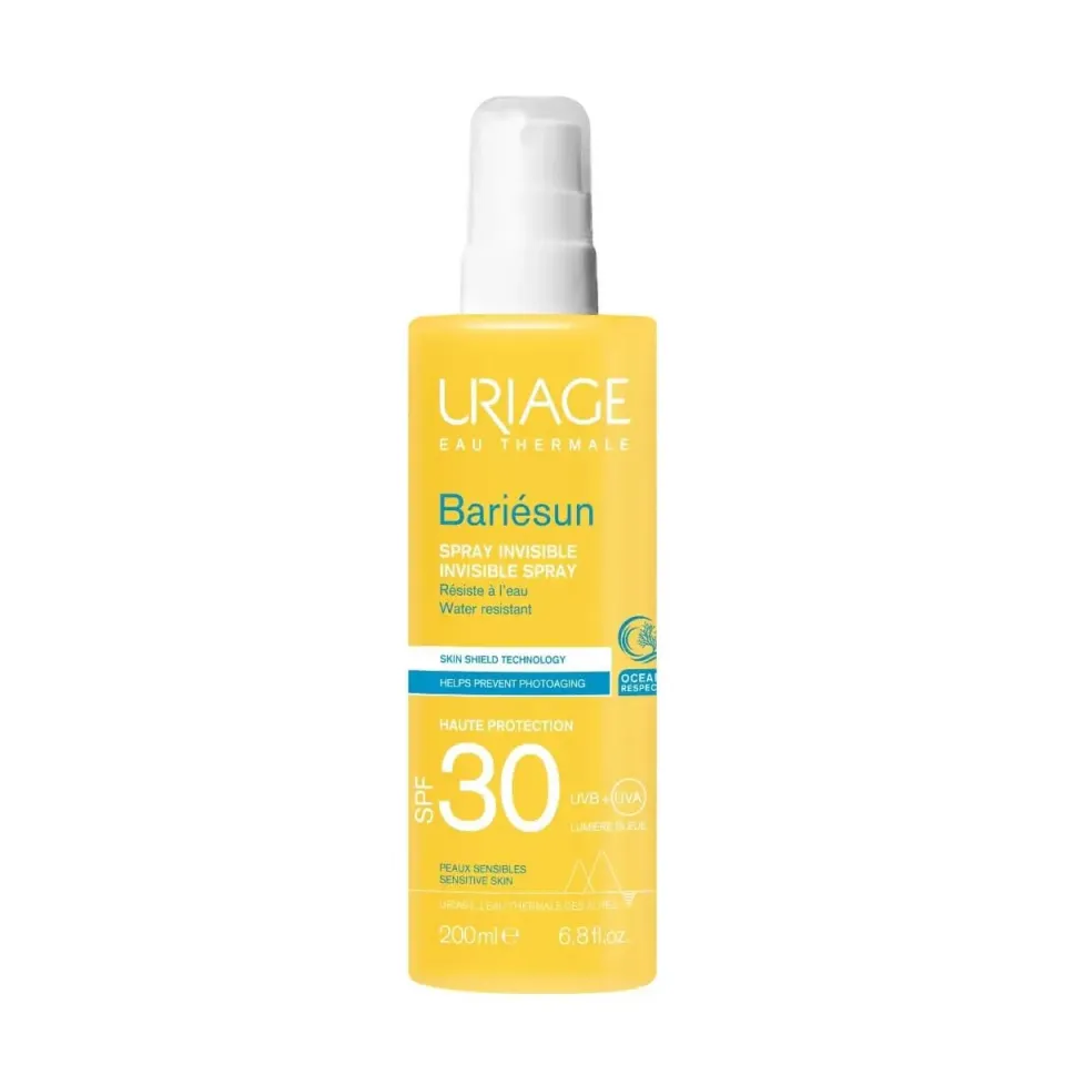 Uriage Bariésun Spray Solare SPF30 200 ml viso e corpo invisibile
