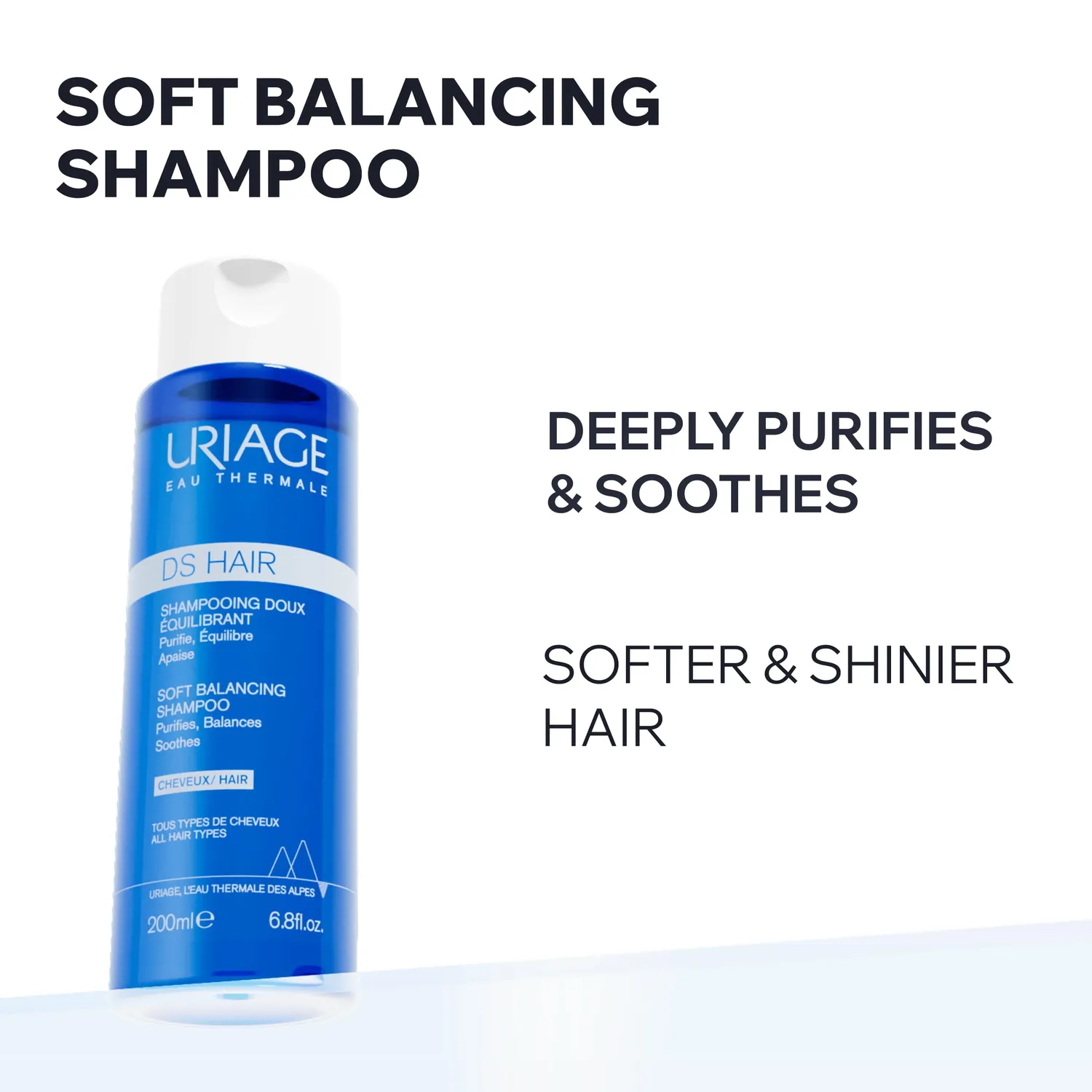 Uriage D.S. shampoo dolce 200 ml fresco riequilibrante
