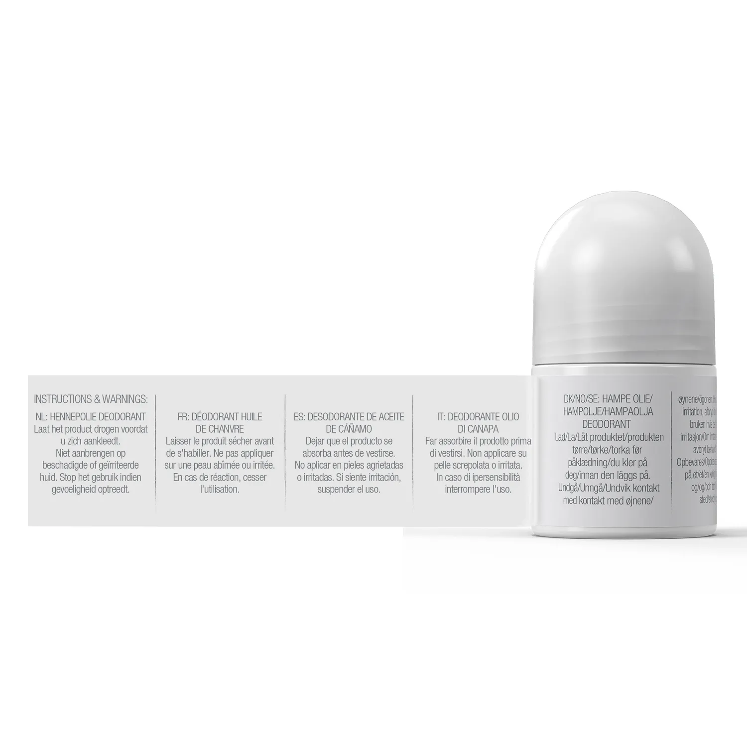 Dr Organic Hemp Oil deodorante roll-on 50ml senza alluminio