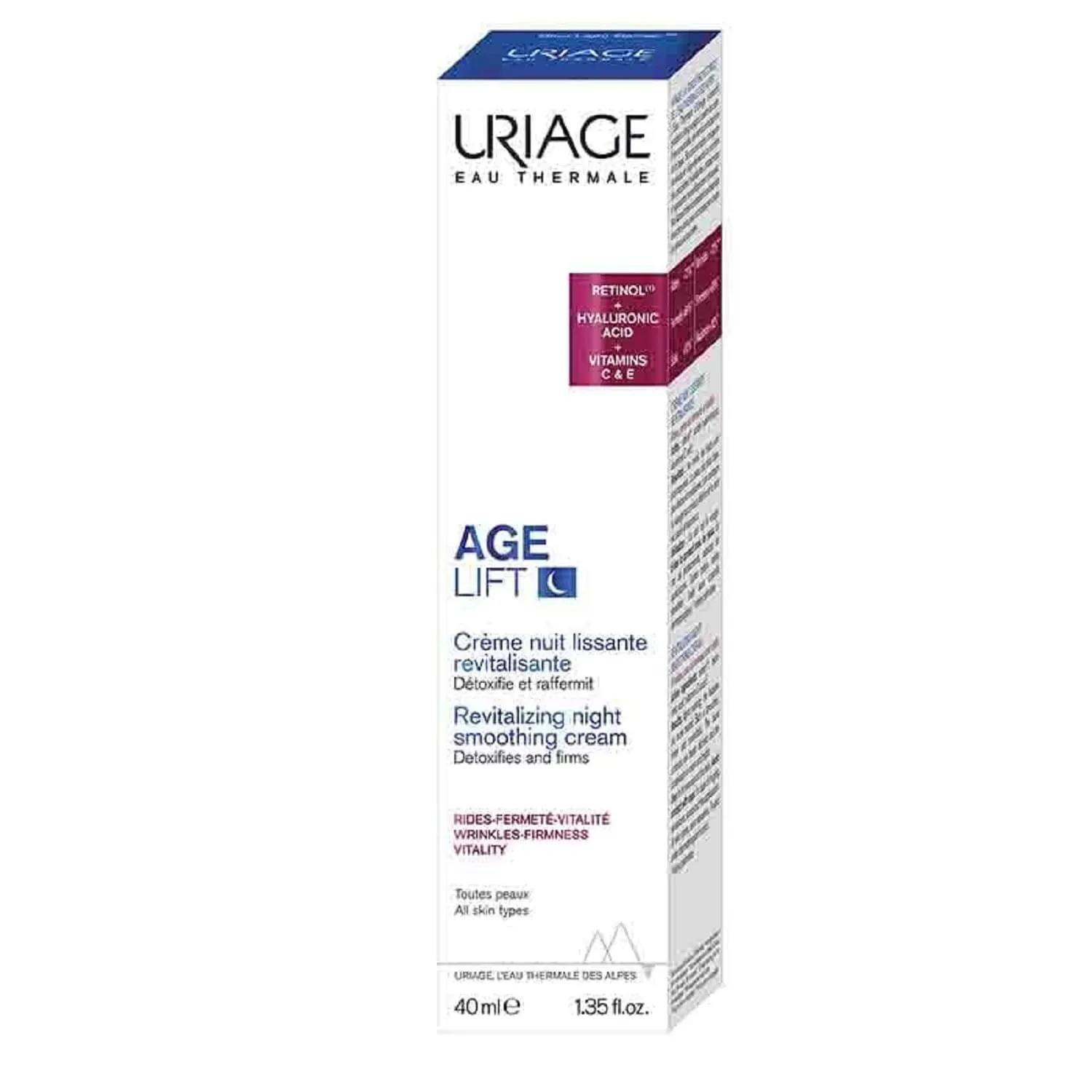 Uriage Age Lift Crema Notte Levigante crema viso 40ml retinolo