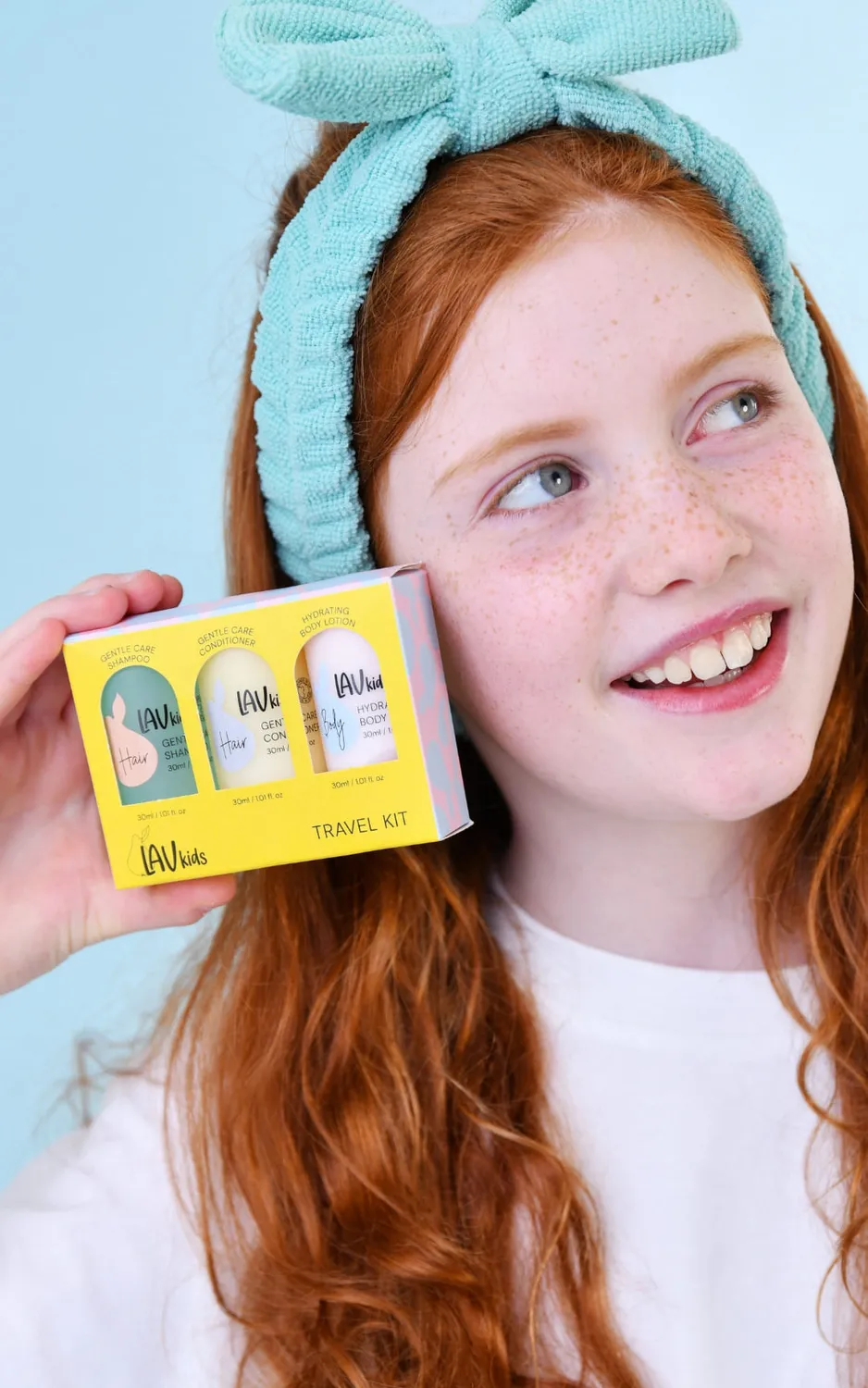 LavKids Set da Viaggio bimbi shampoo balsamo crema 3x30 ml