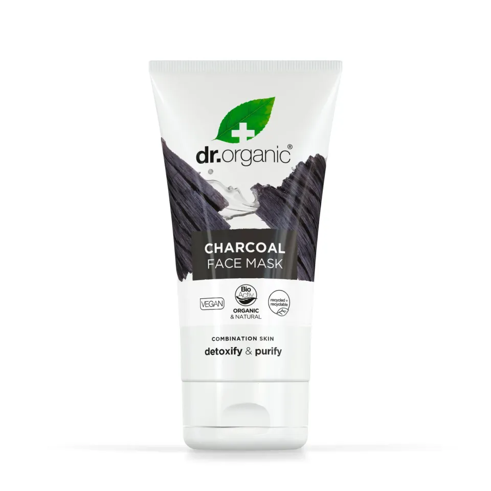 Dr Organic Charcoal Maschera Viso Carbone Attivo 125ml Detox