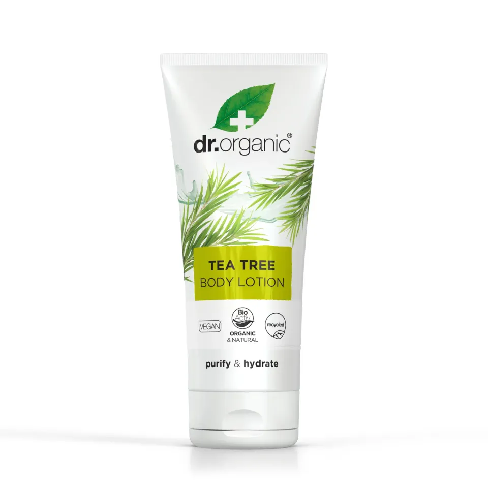 Dr Organic Tea Tree Body Lotion crema corpo 200ml idratante