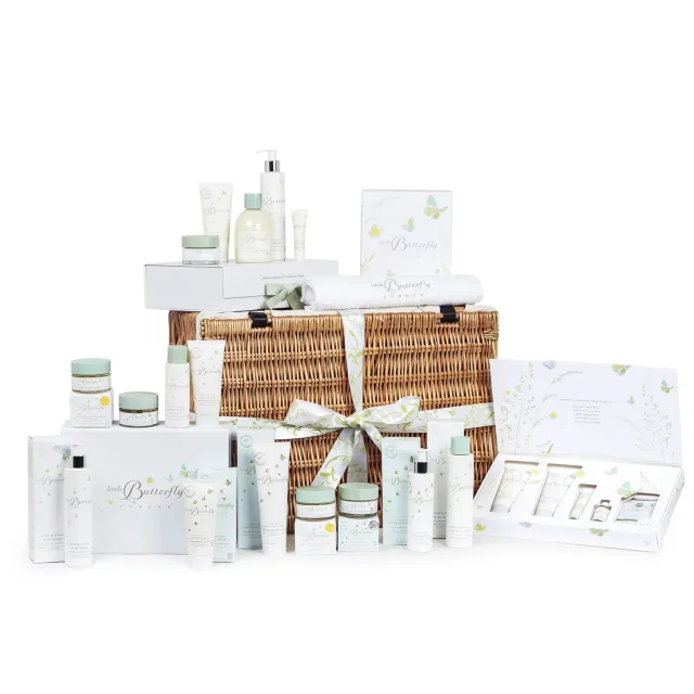 Little Butterfly Celebration Hamper cesto regalo large biologico