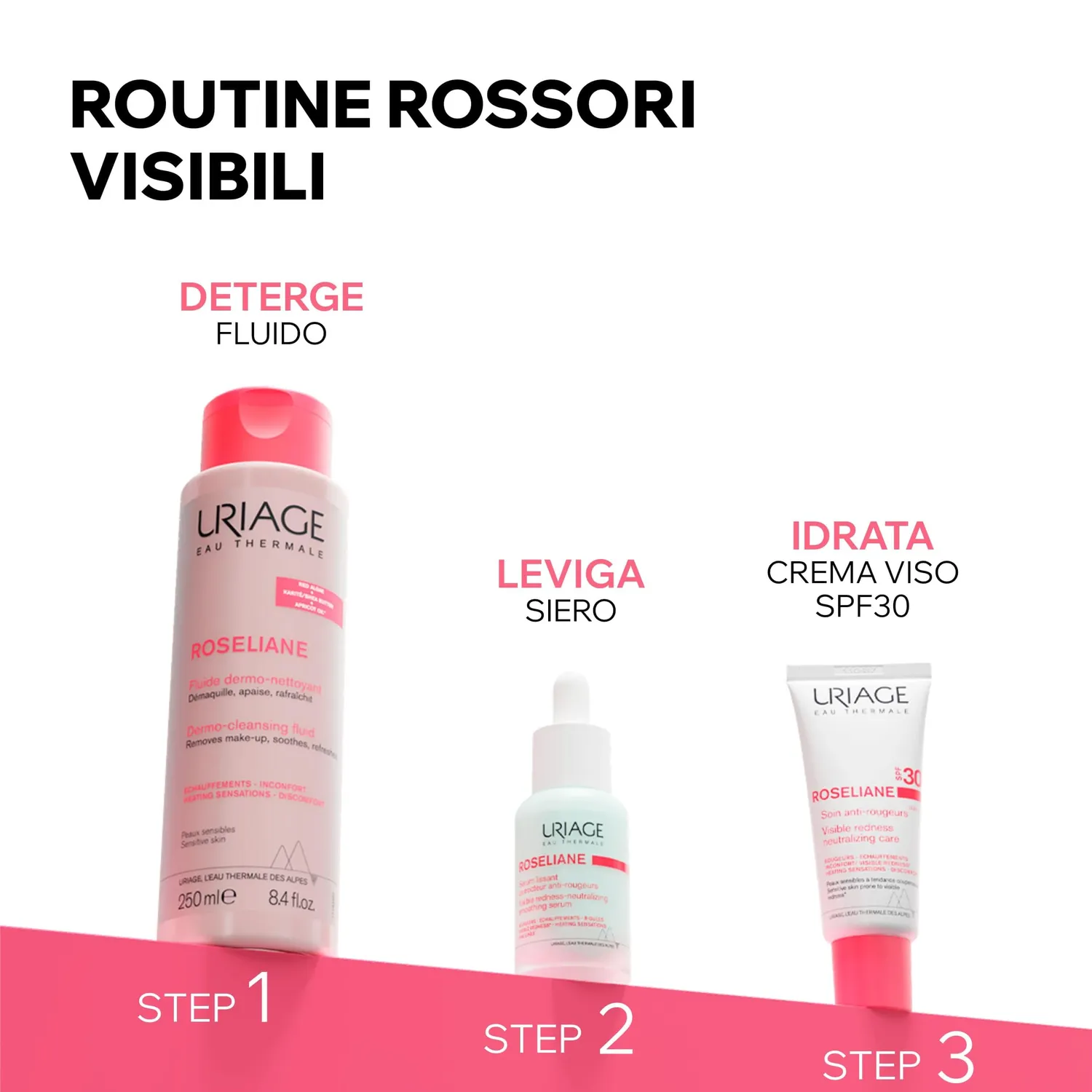 Uriage Roseliane Crema Viso Anti-Rossori SPF30 Idratante