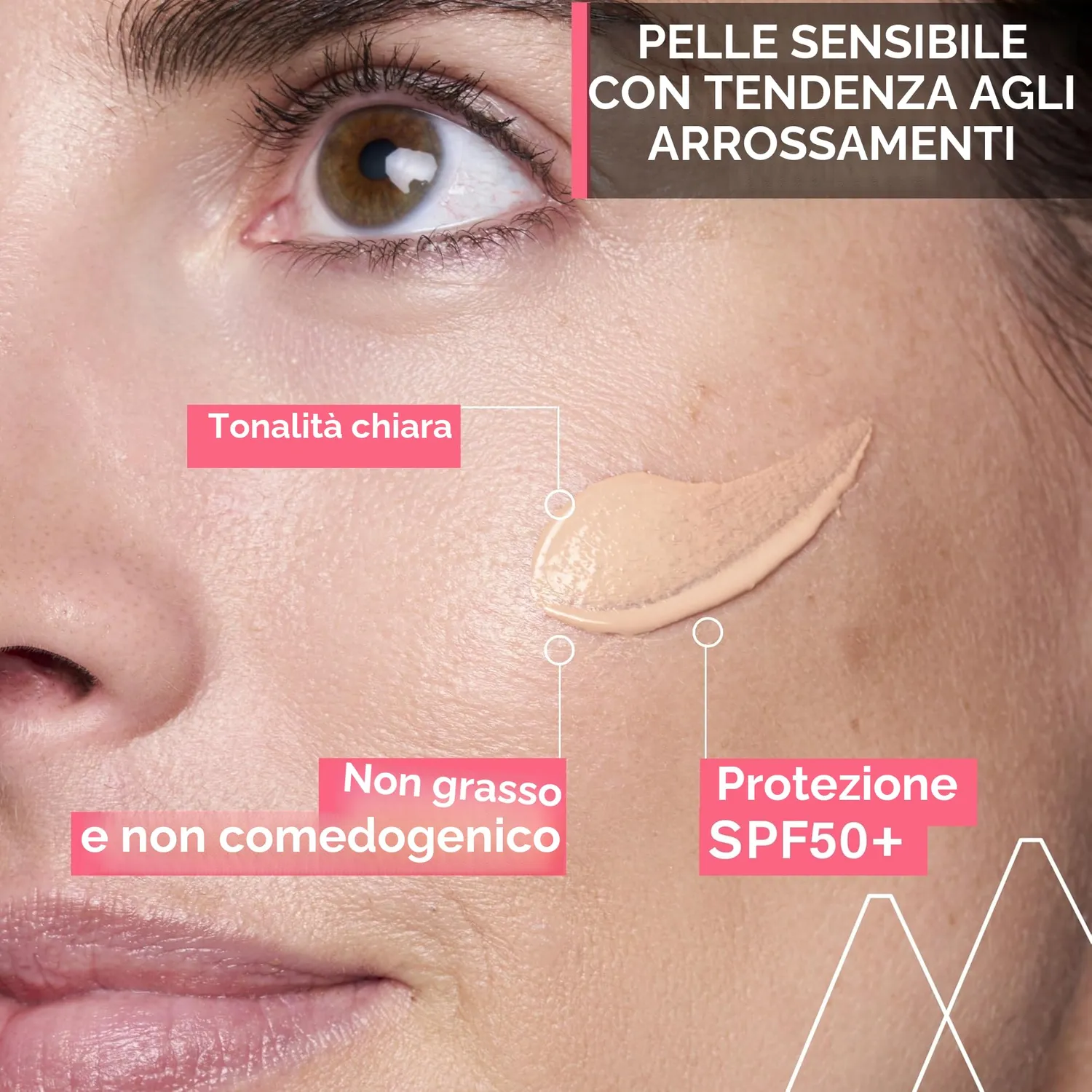 Uriage Roseliane Crema Colorata Chiara SPF50+ 40 ml Rossori